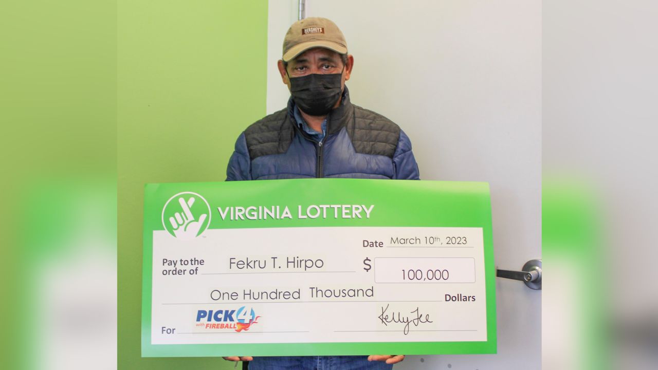 Fekru Hirpo Virginia Lottery Win 