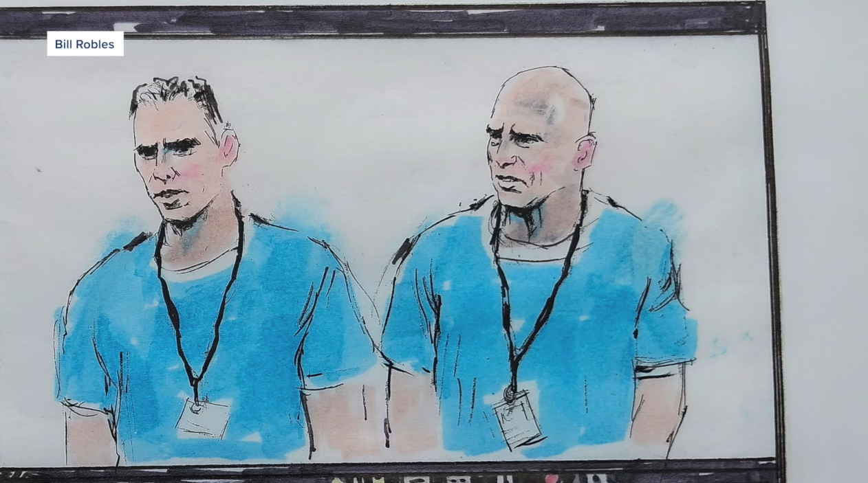 menendez brothers courtroom sketch