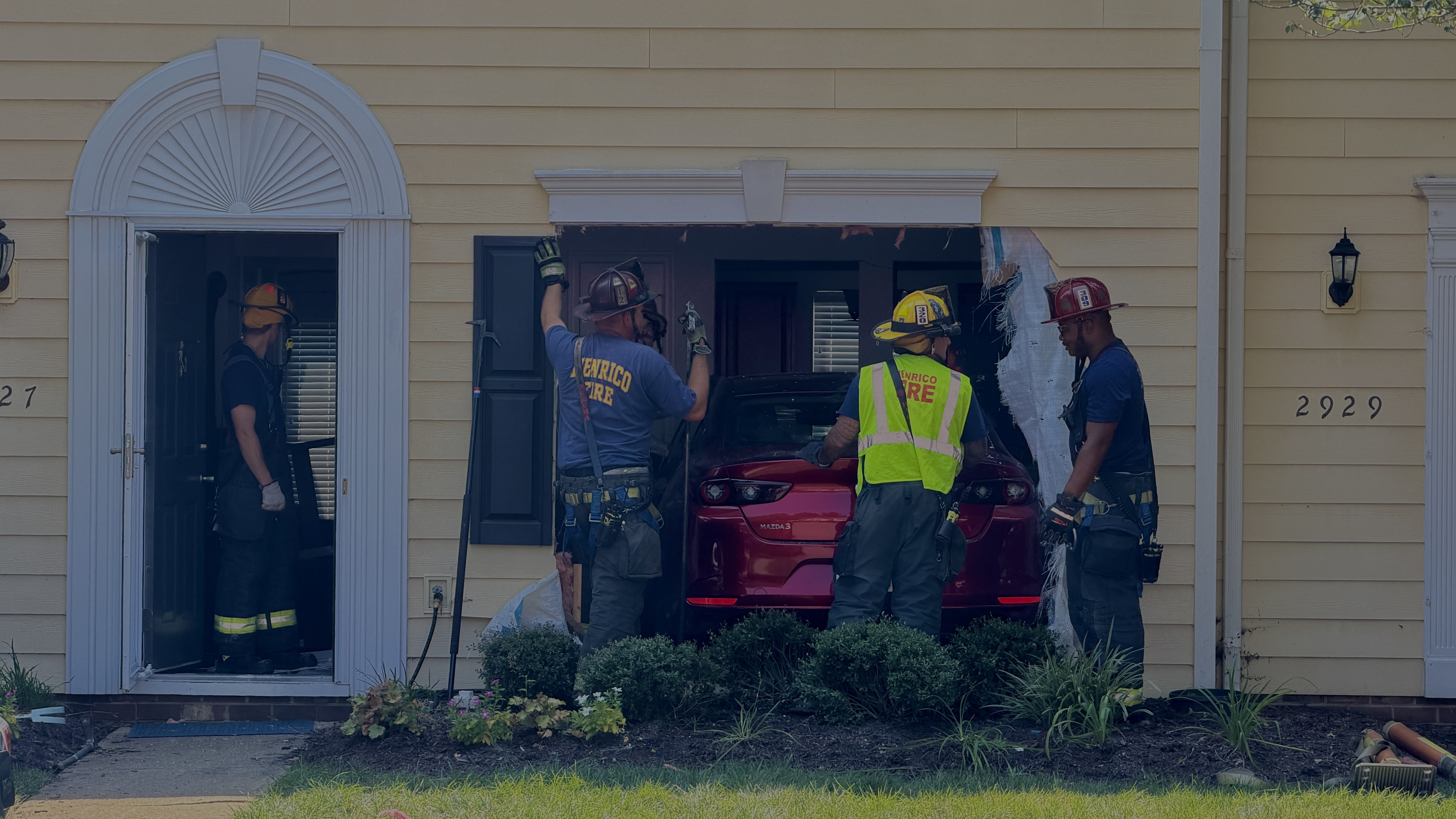Henrico car into townhouse