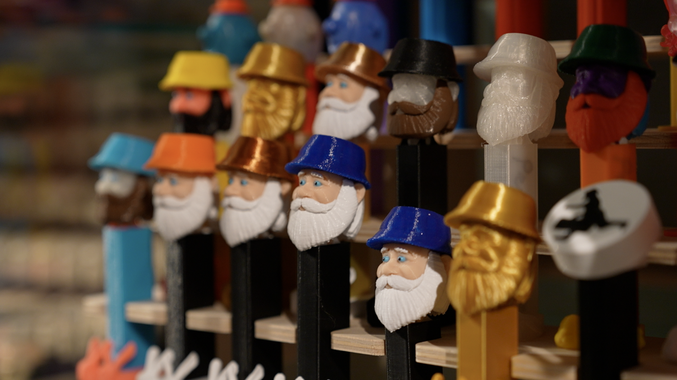 The Pez Outlaw Steve Glew candy dispensers