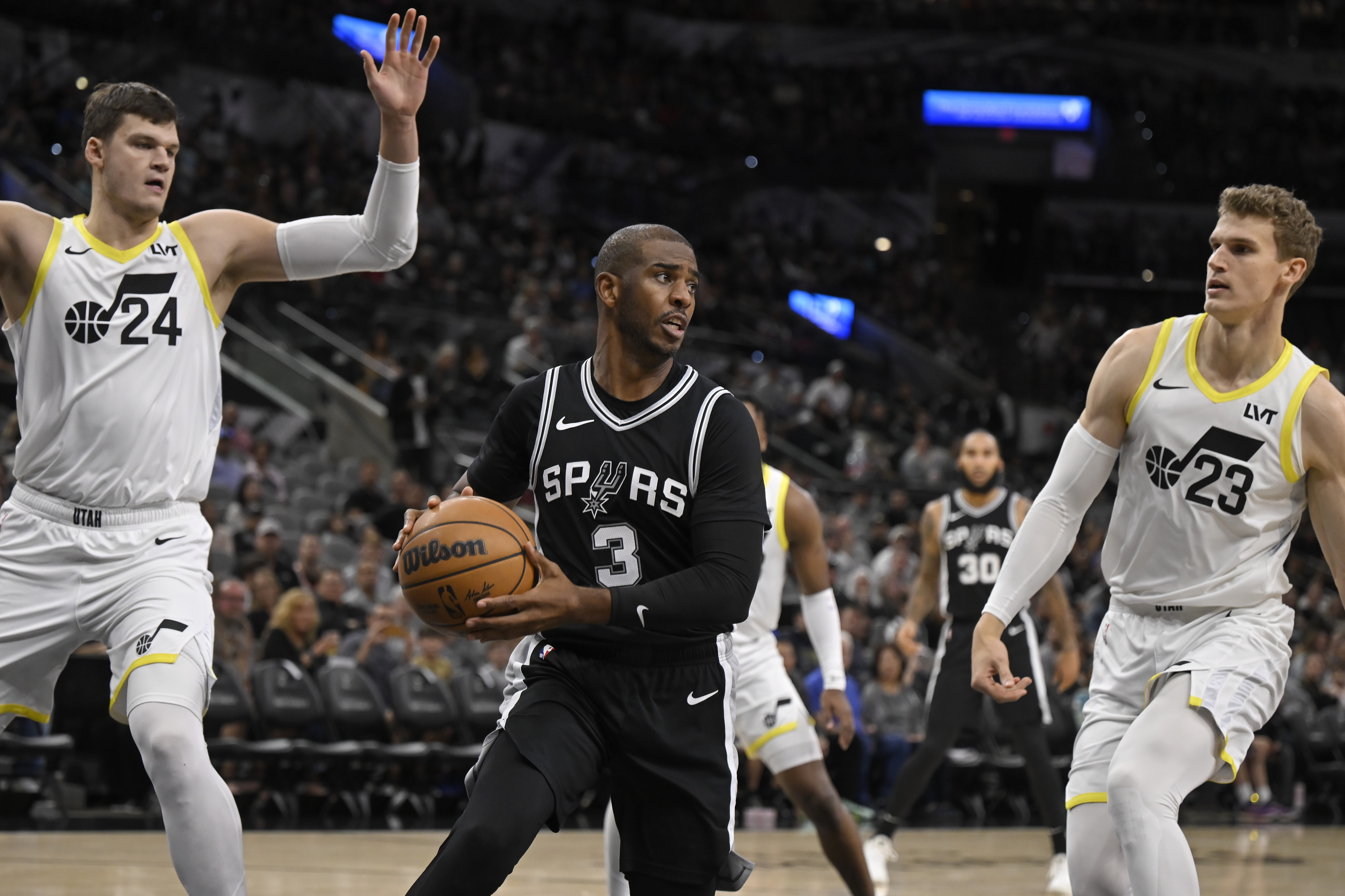 Jazz Spurs Basketball