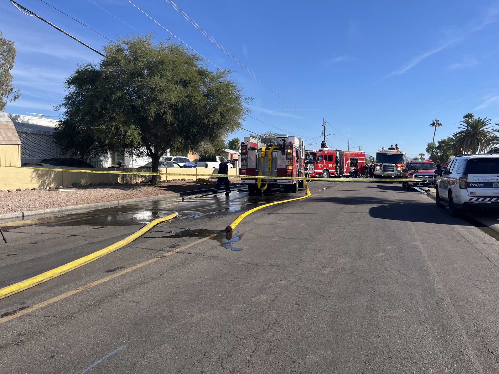 Cave Creek and Union Hills Mobile home fire 11-24-24