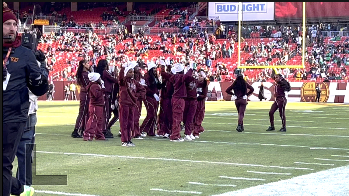 Positive dance outlet takes Hampton students on the field of an NFL game