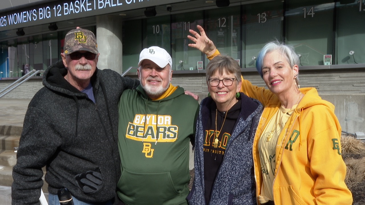 Baylor fans at Big 12 Championship