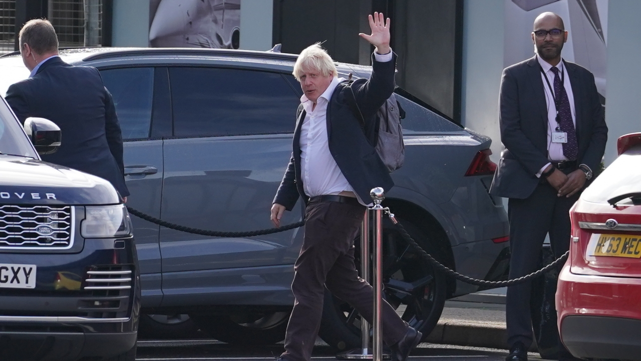 Former U.K. Prime Minister Boris Johnson.