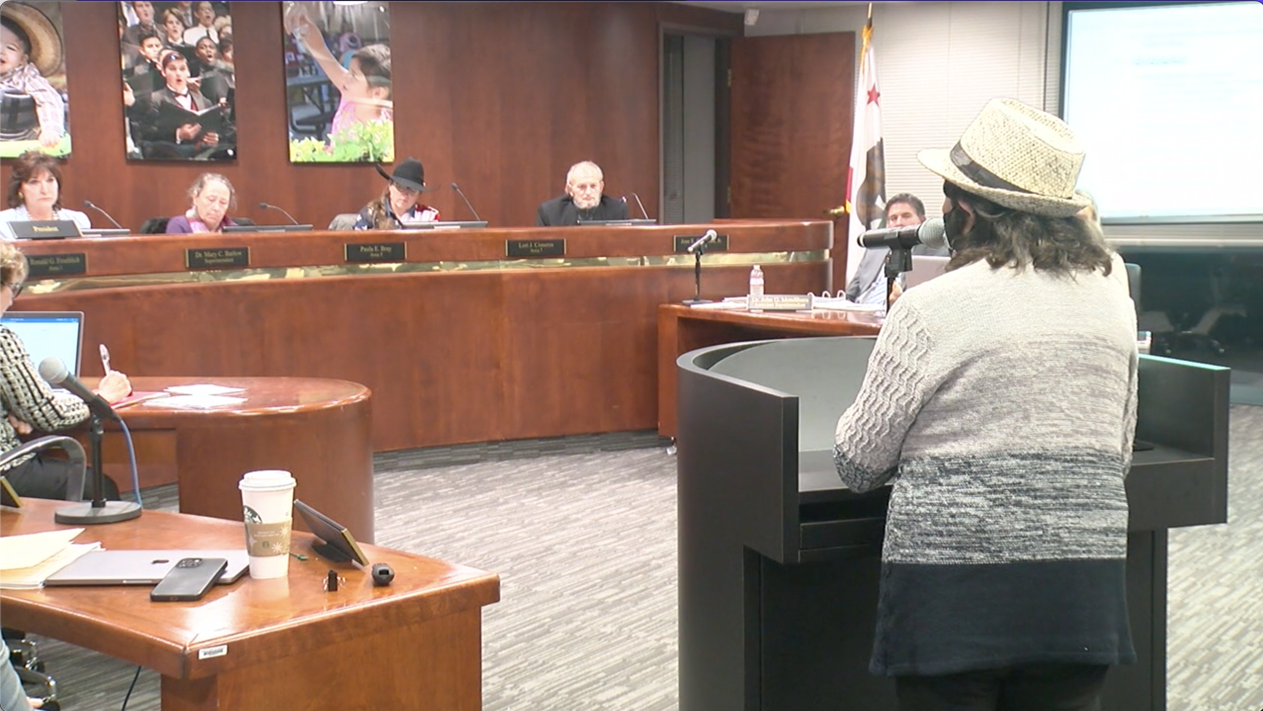 Kern Schools Board meeting