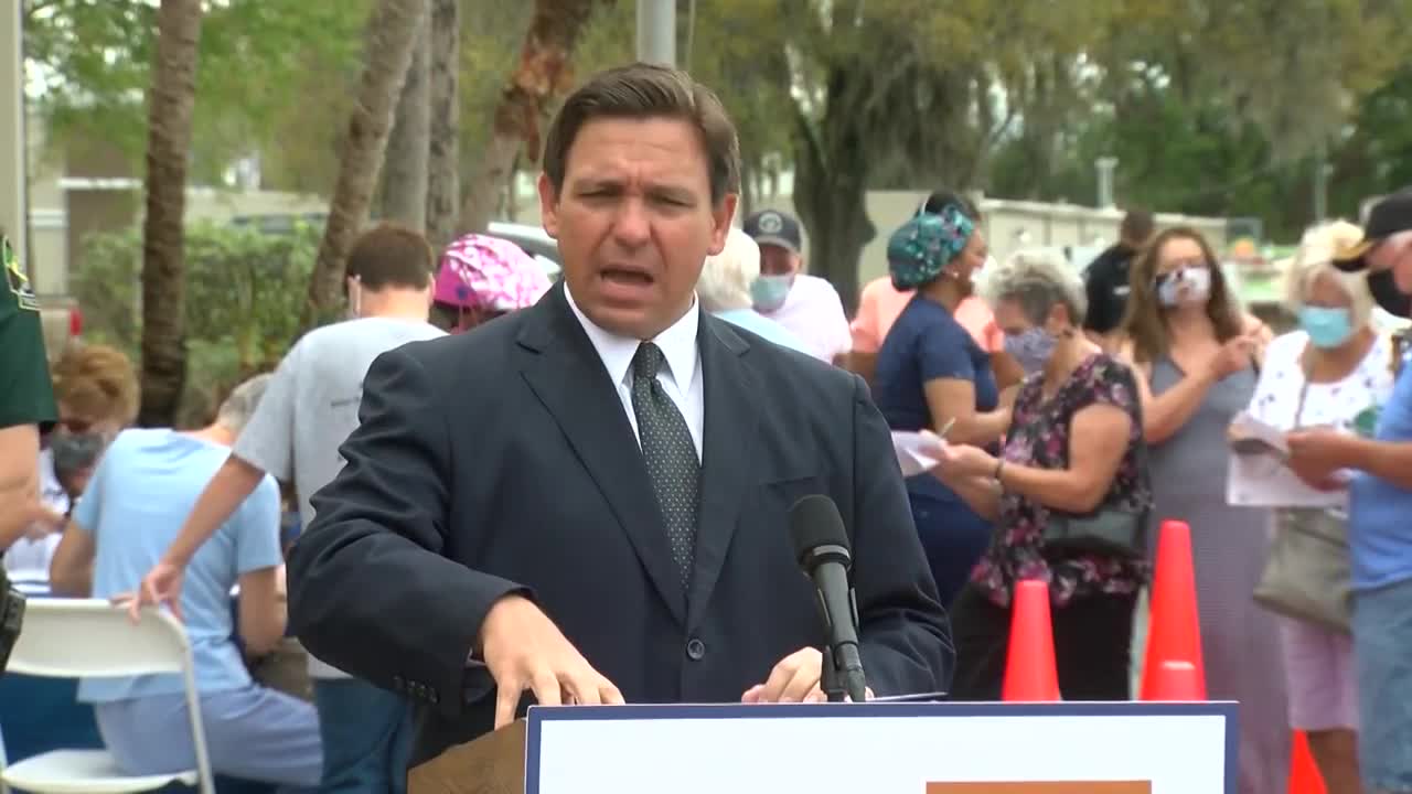 Fema Vaccination Sites Open Across Florida Each Can Vaccinate 3 000 People Per Day