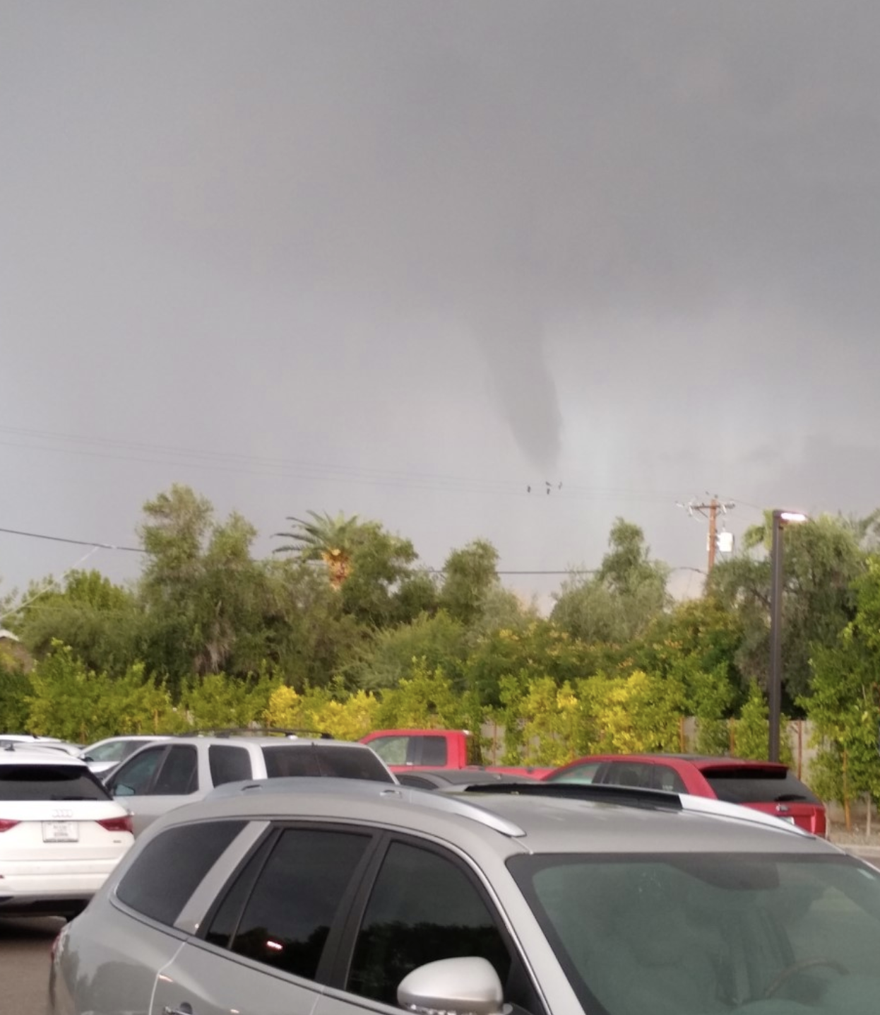 Funnel cloud spotted over Phoenix