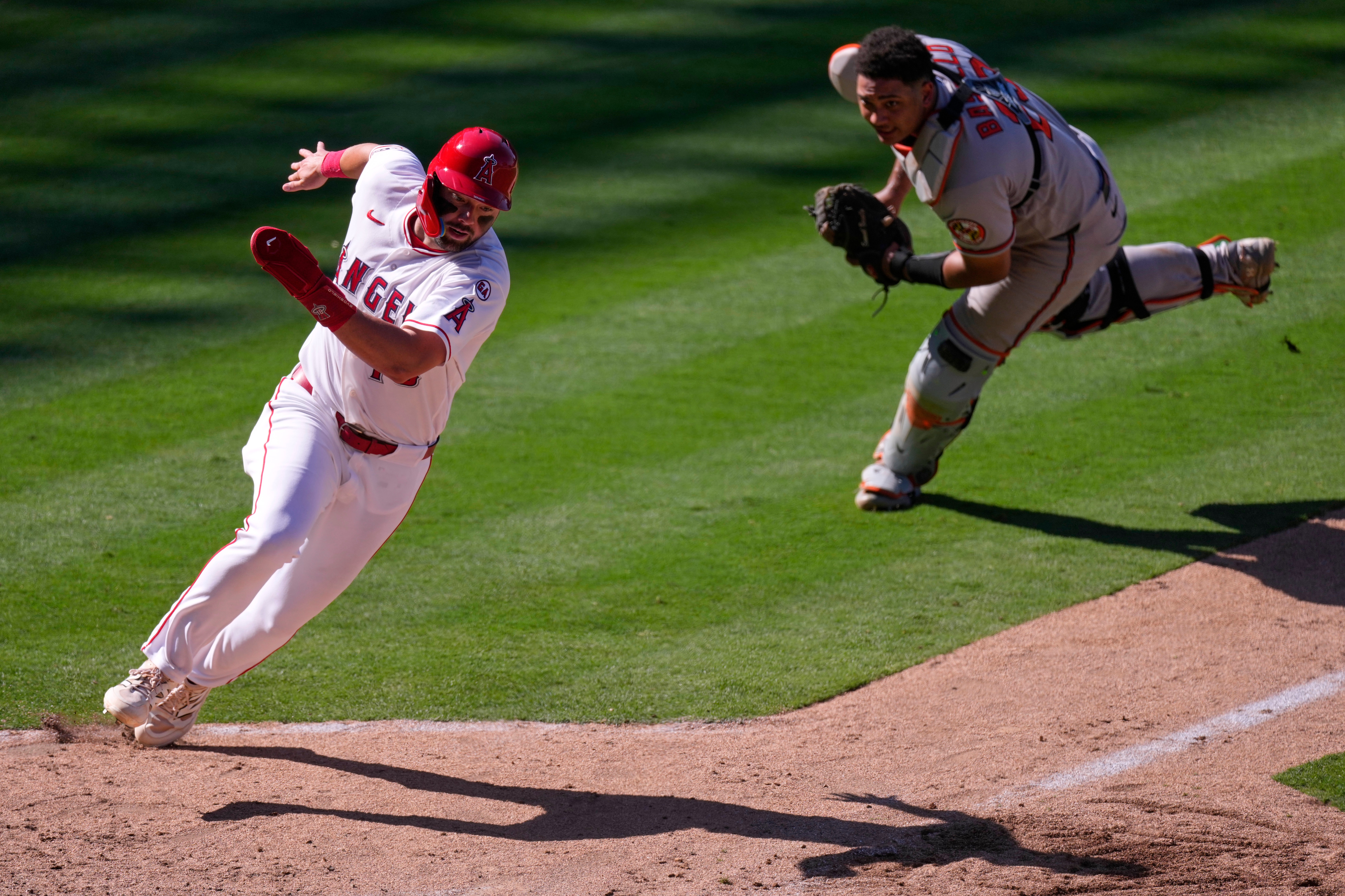 APTOPIX Orioles Angels Baseball