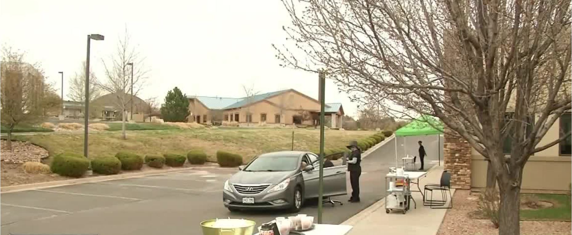 Drive-thru dermatology clinic