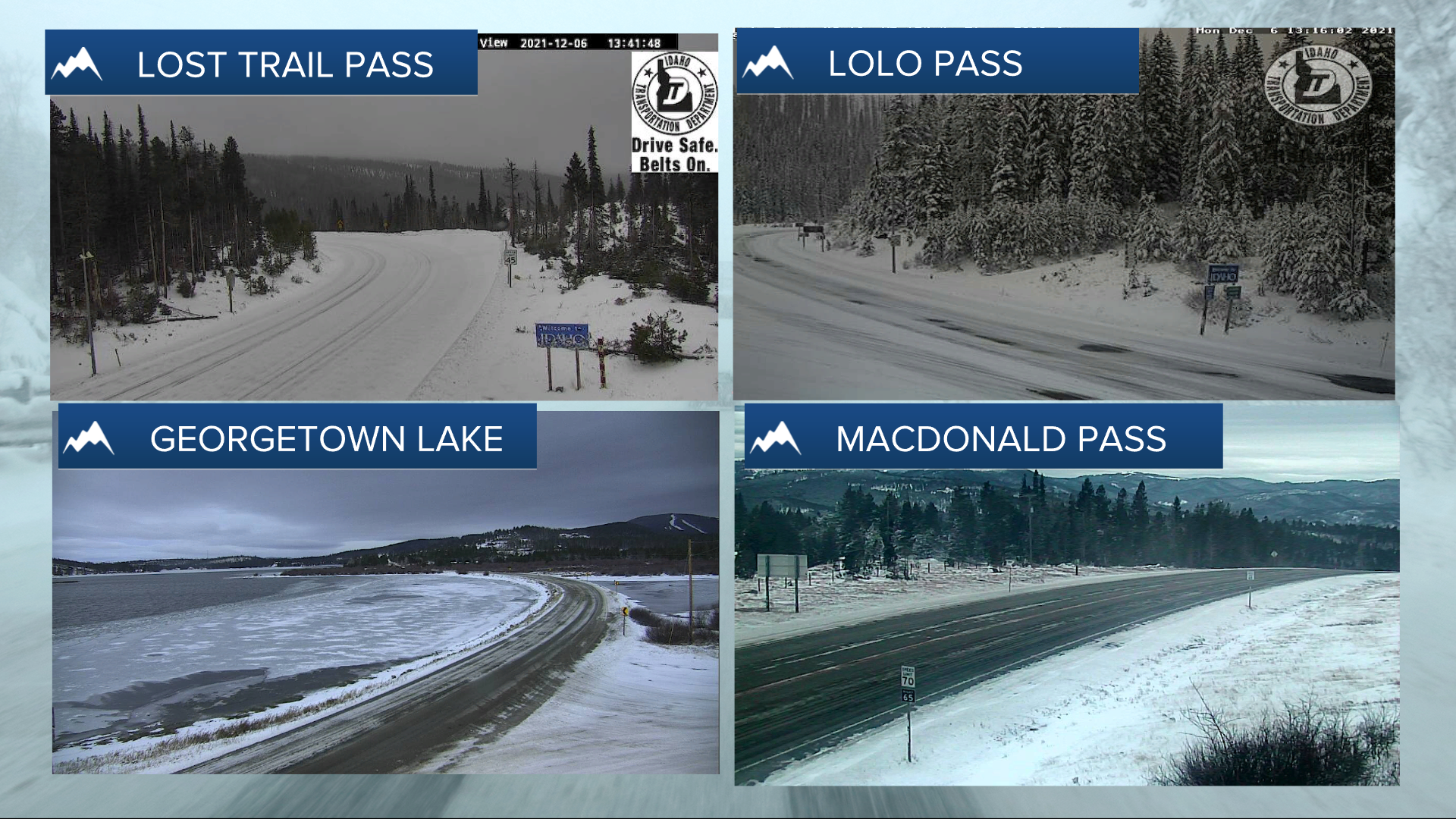 Roads stay slick through Tuesday morning