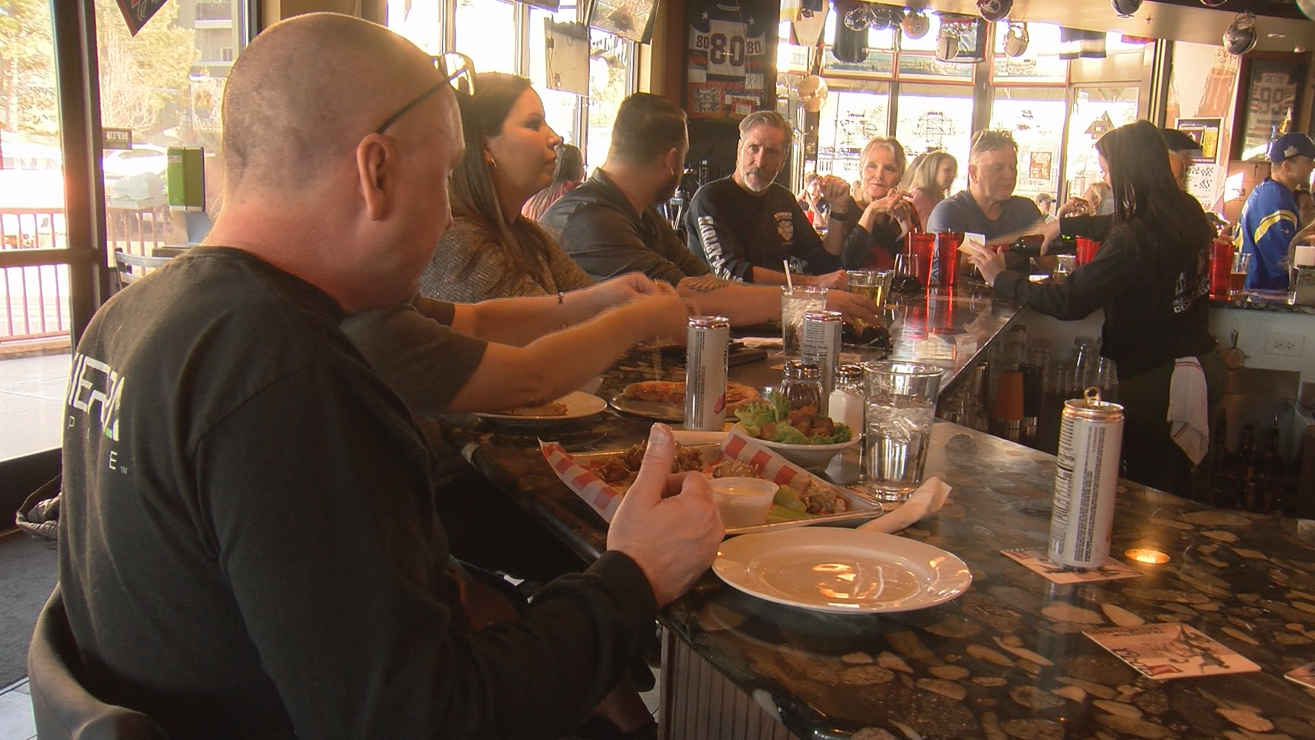 Super Bowl Sunday draws in large crowds, big food orders for local businesses