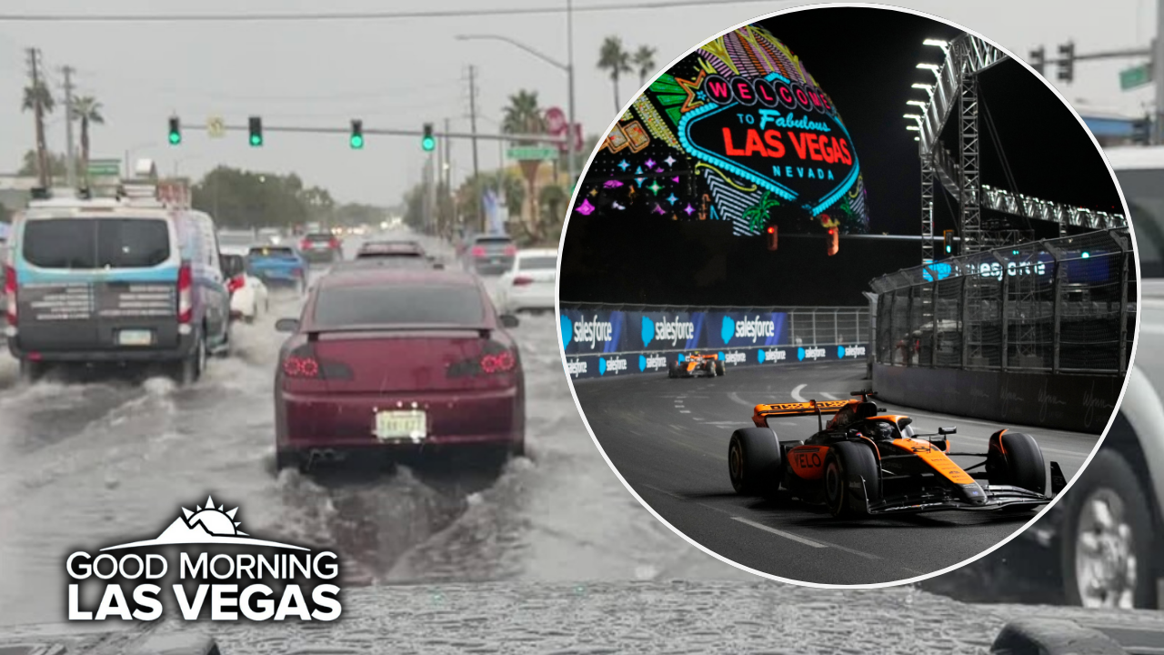 Good Morning, Las Vegas: More wet weather today, Race Week ramping up
