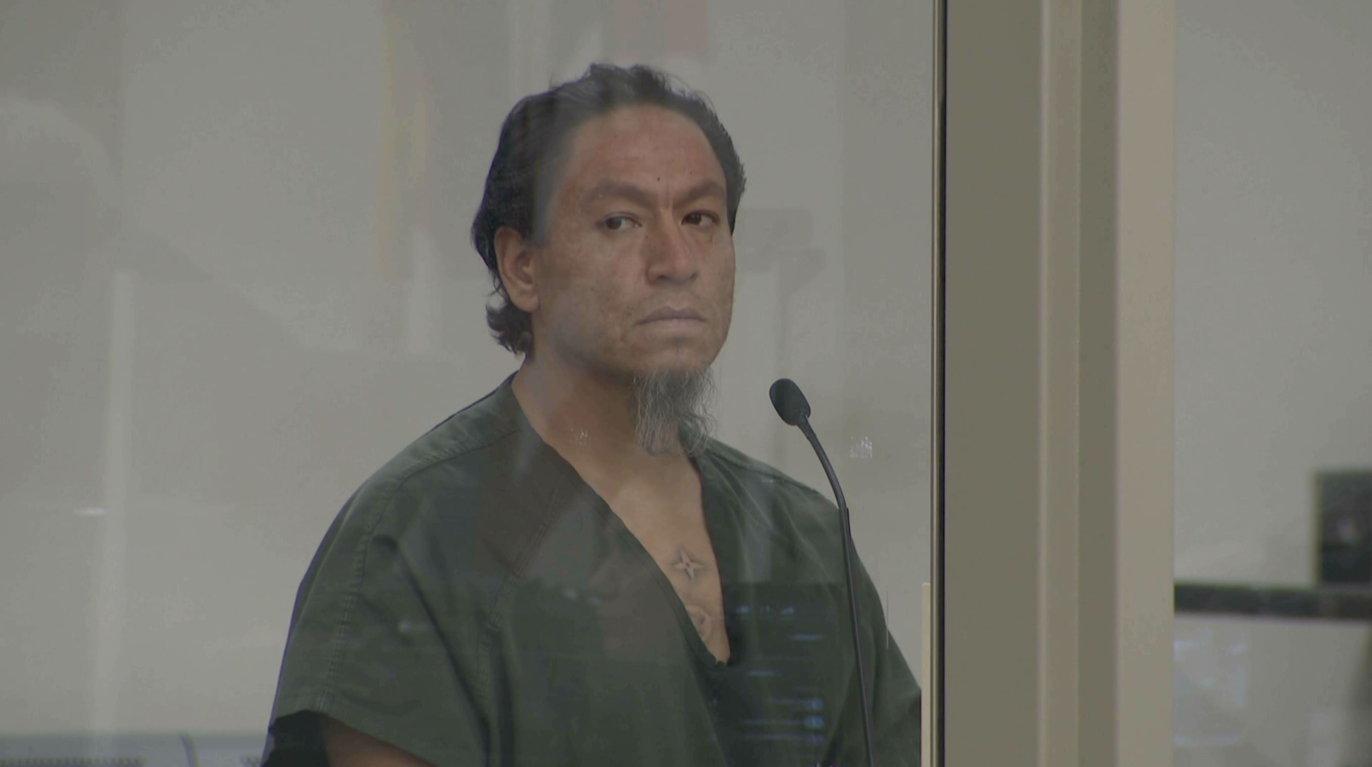 Tony Becerra, accused of arson linked to an apartment complex fire, appears in court.