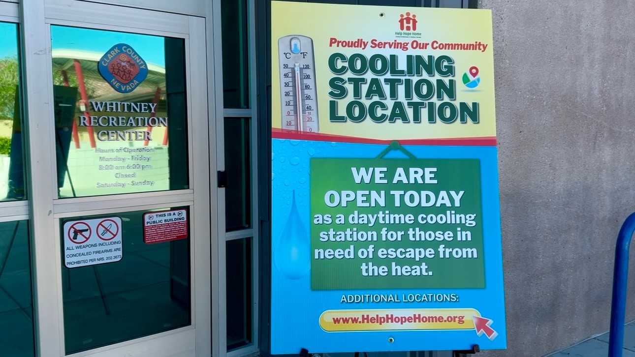 Clark County cooling stations