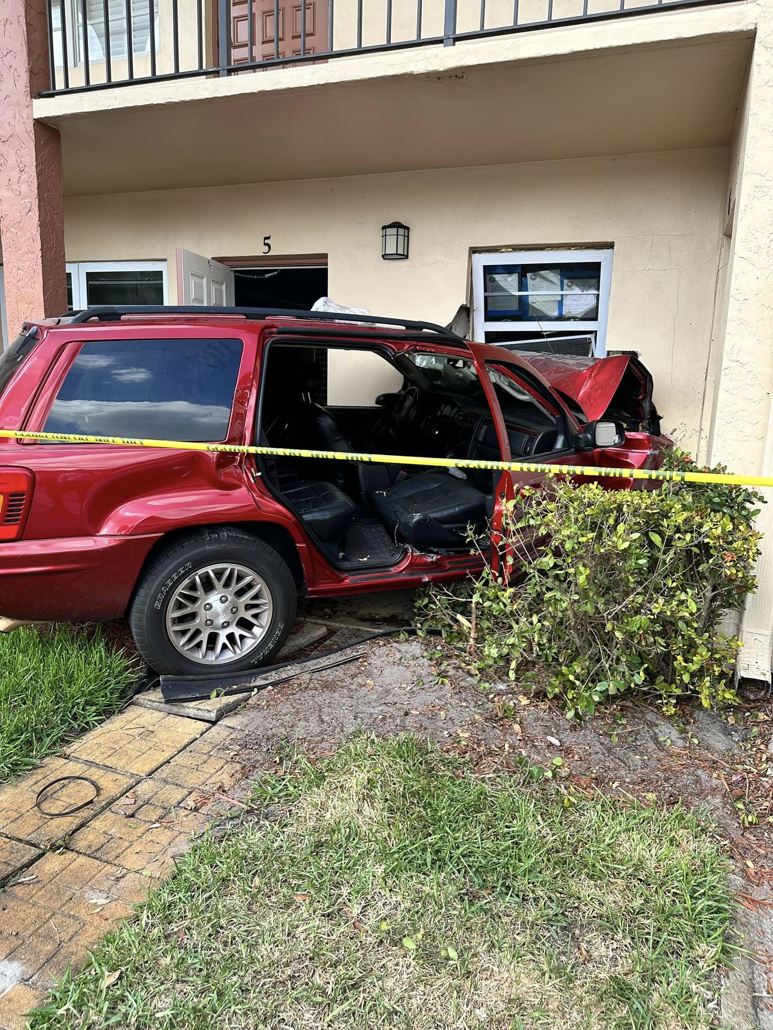 SUV goes into condo in Stuart on March 11, 2023, Martin County Fire Rescue said.