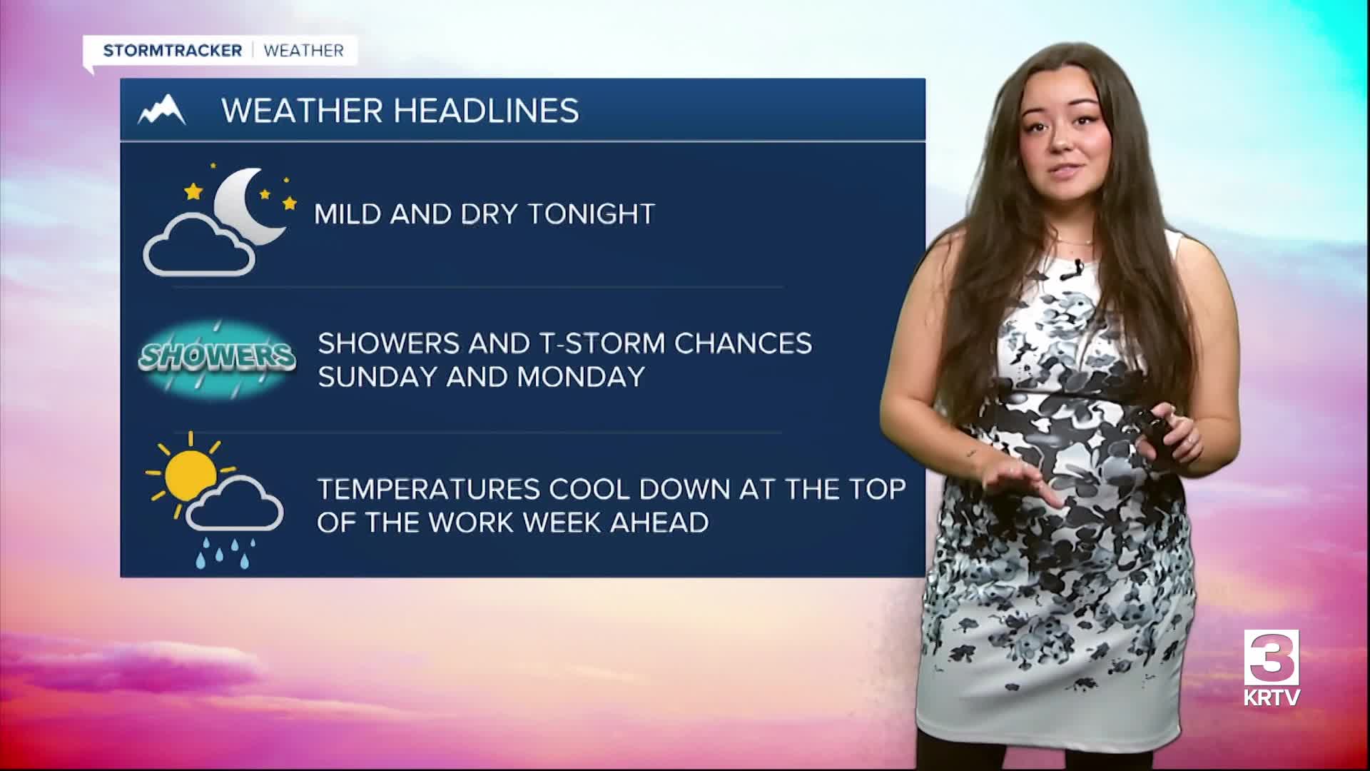 Cooler temperatures on the way