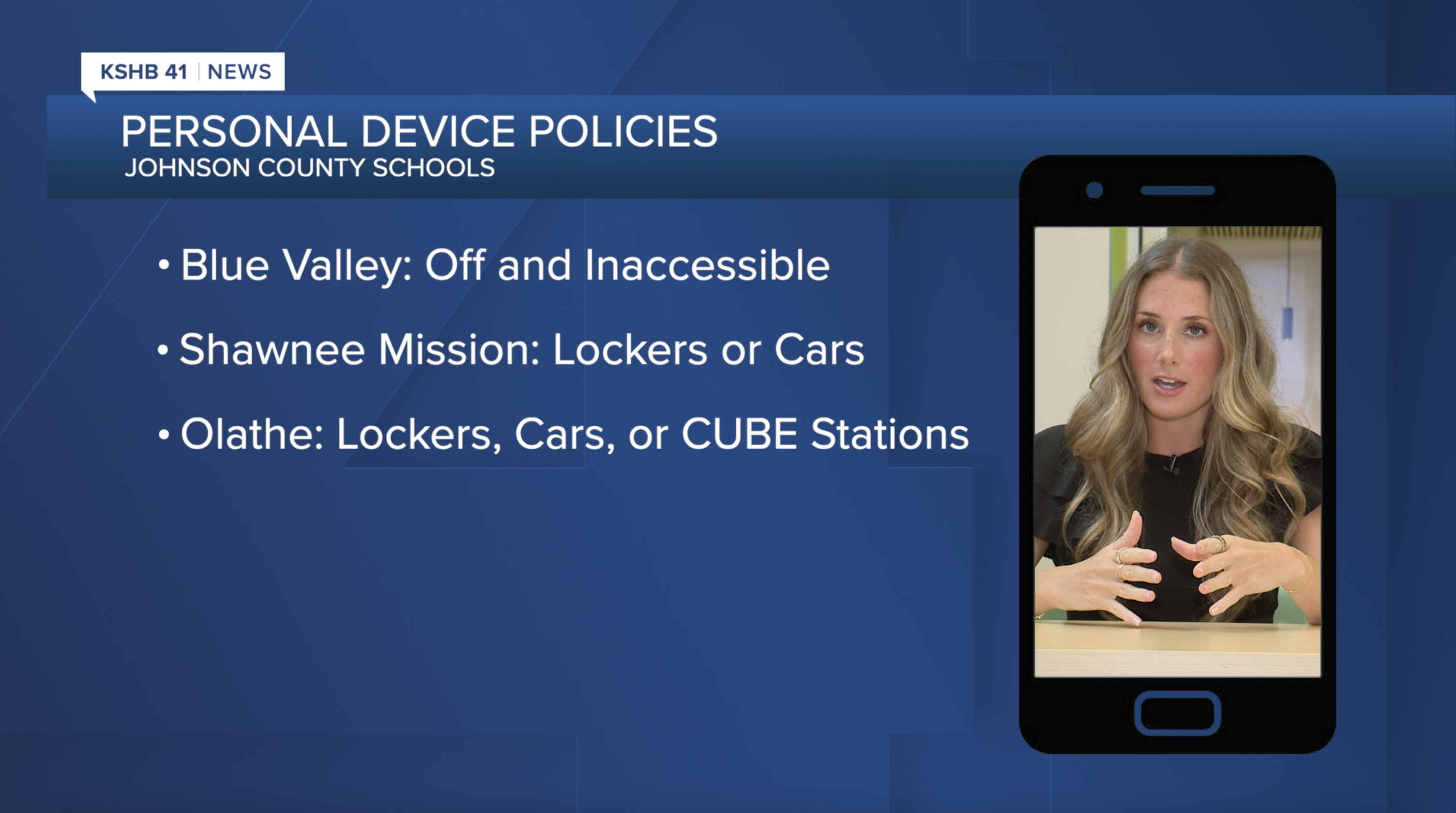 Kansas schools enforce new phone ban for students