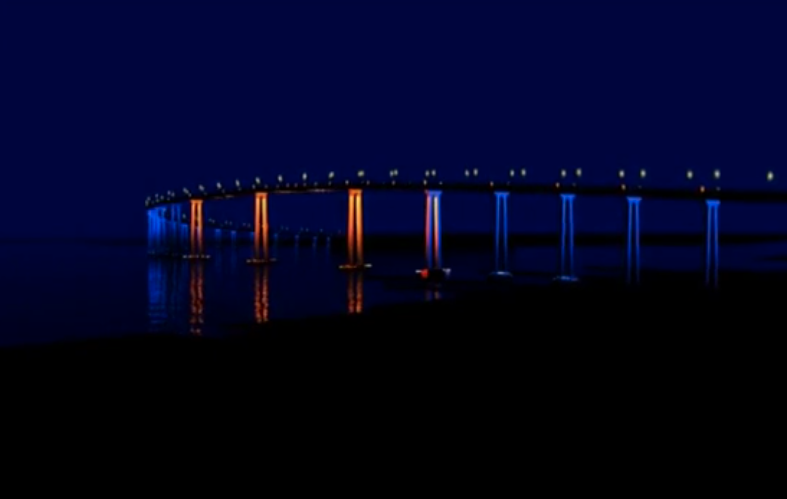 Coronado Bridge lighting