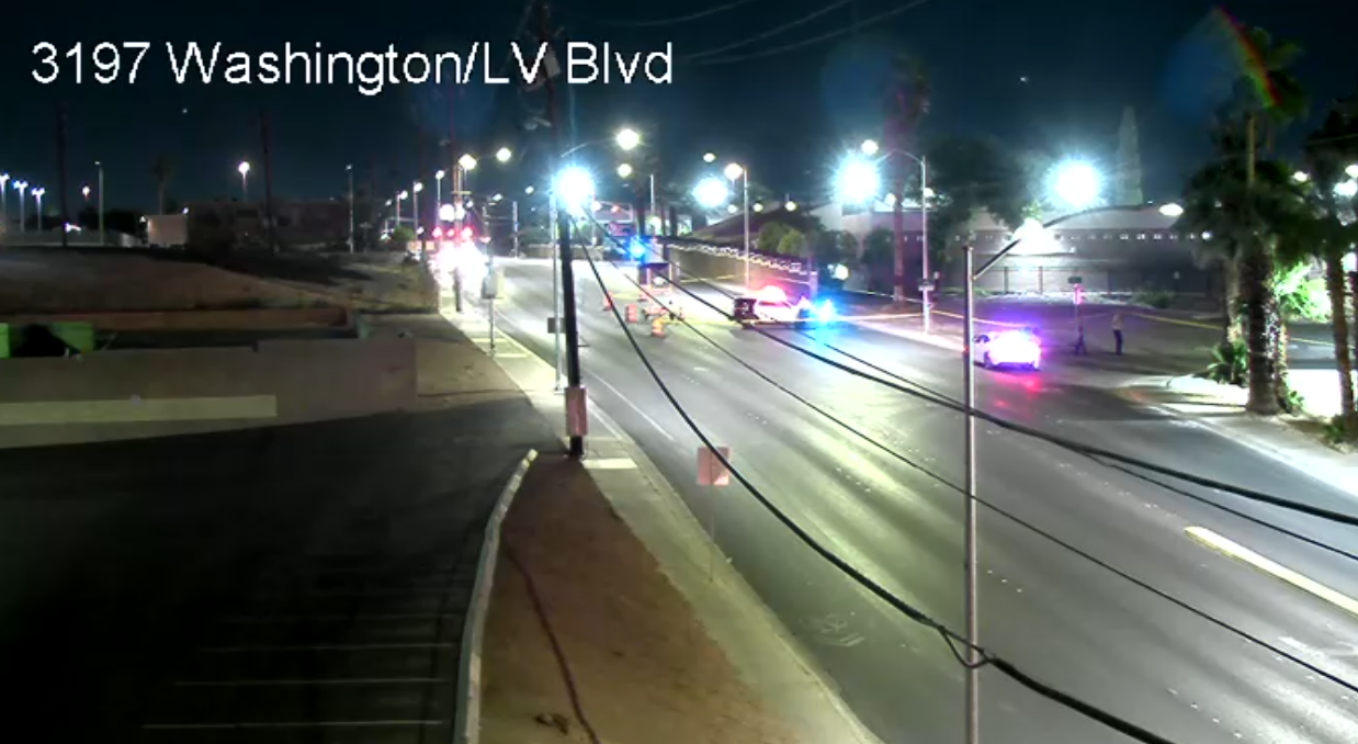 Crash closes westbound Washington Avenue after Las Vegas Boulevard, RTC says