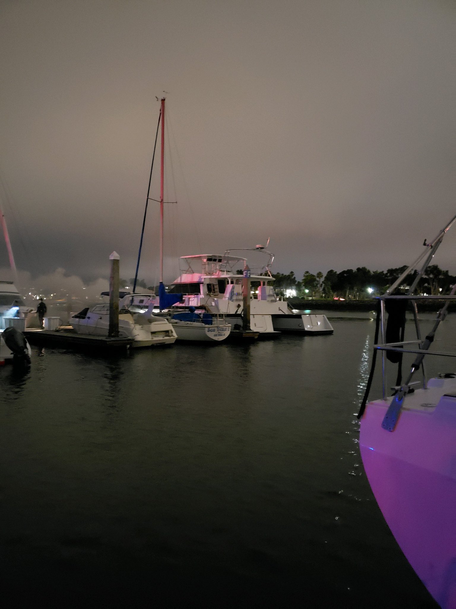 San Diego Bay boat fire