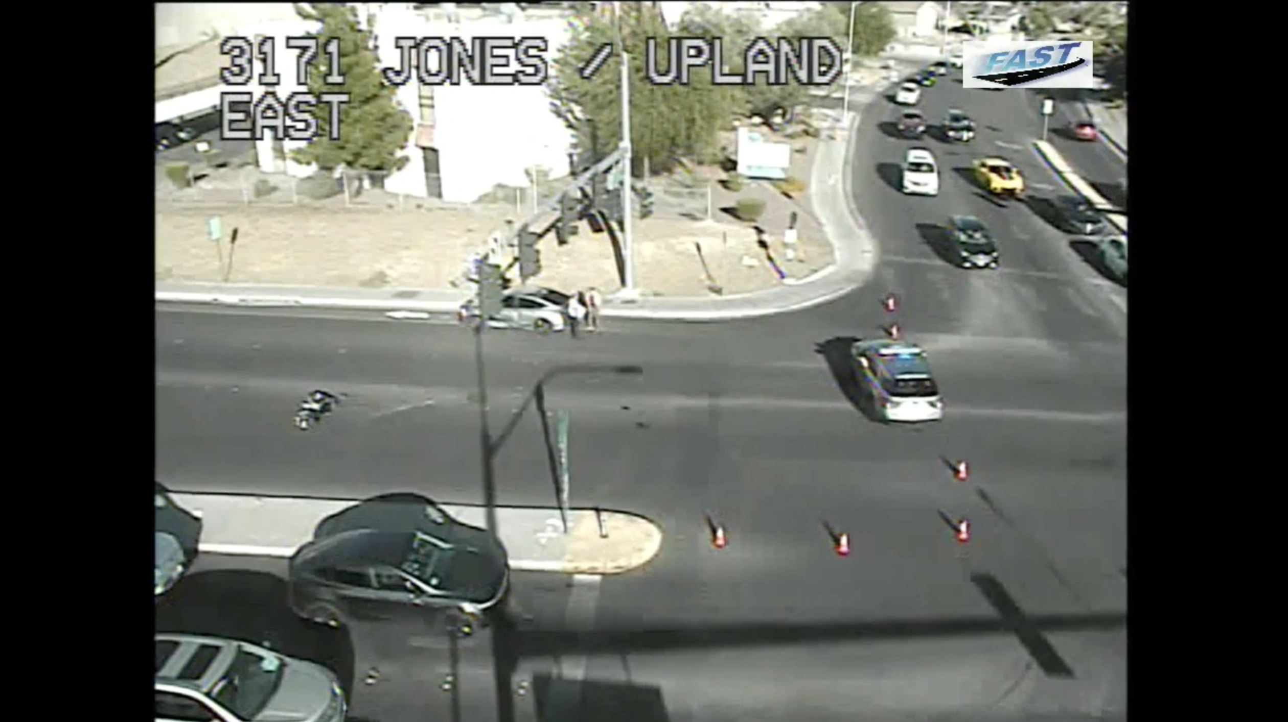 Crash on Upland and Jones