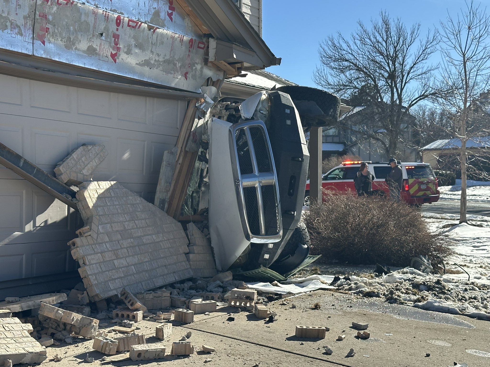 Car into House