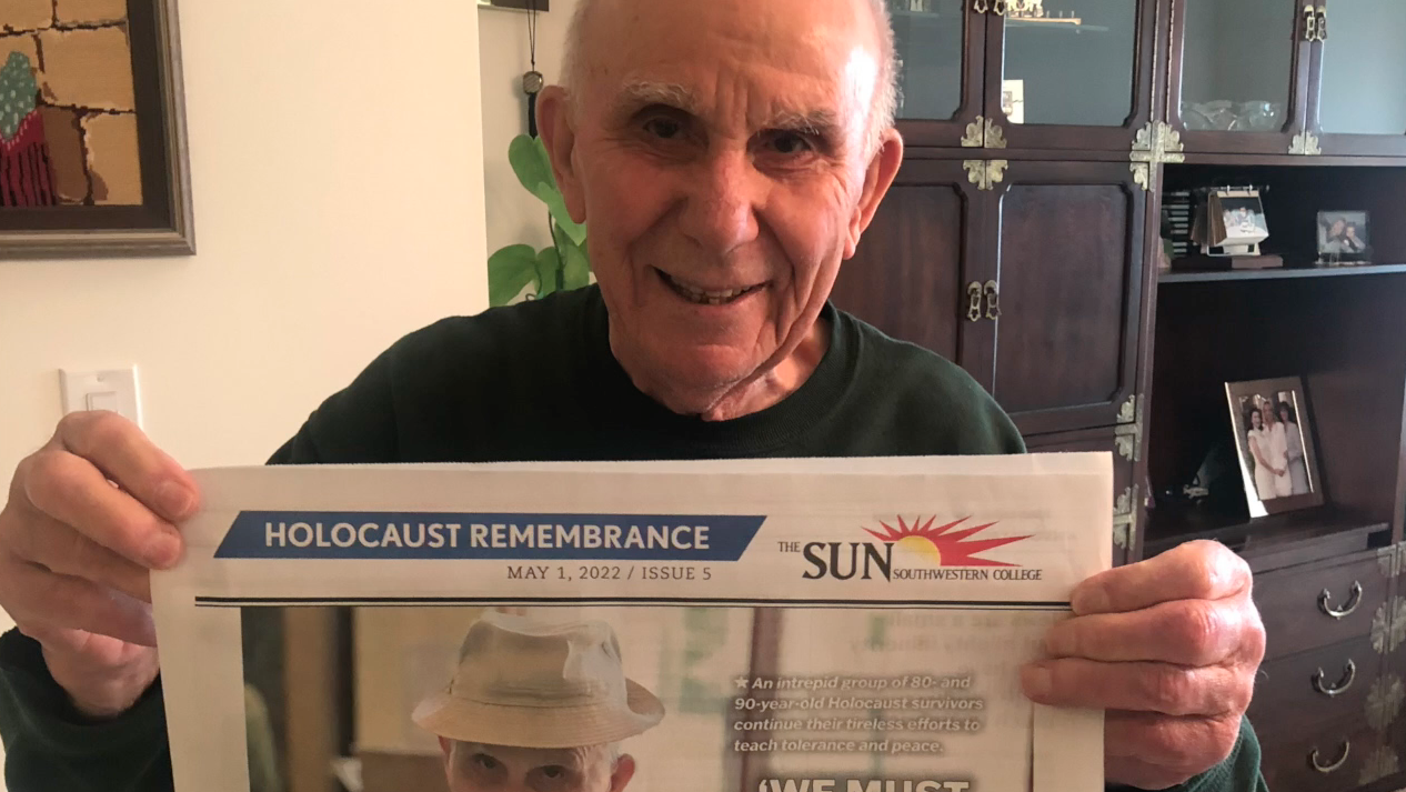 Benjamin Midler holocaust survivor who lives in Carlsbad