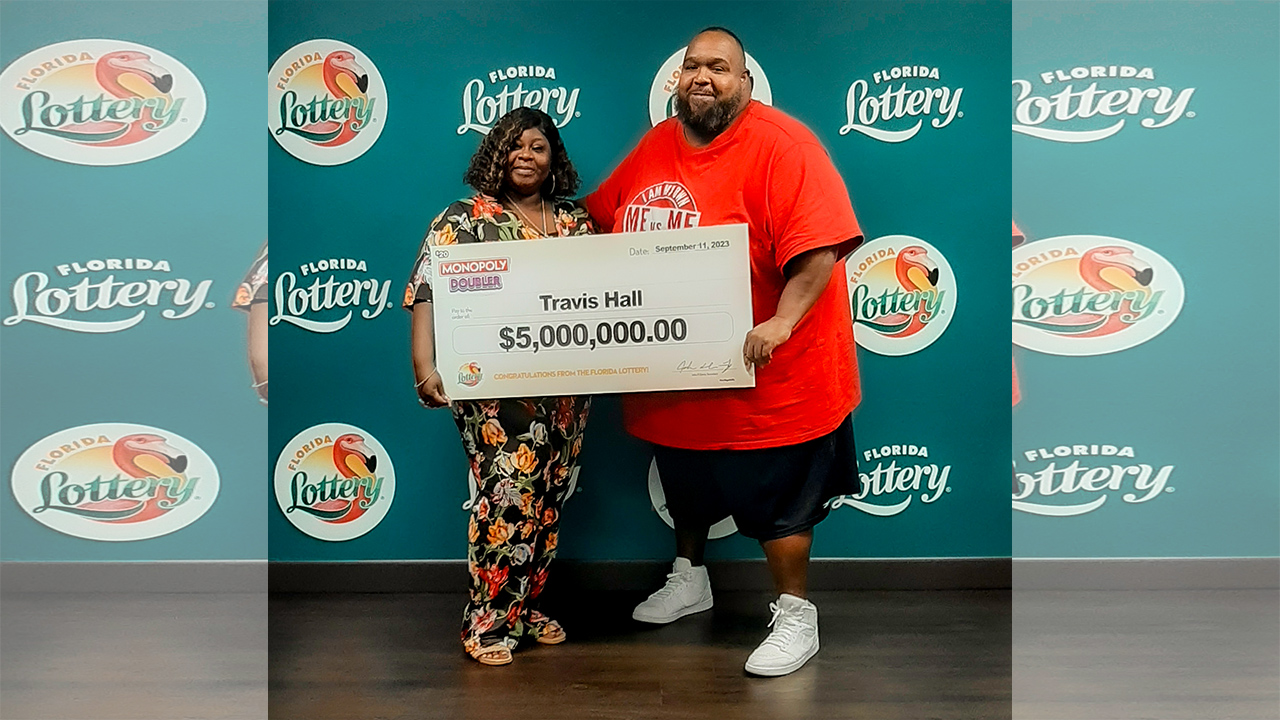 Travis Hall, 44, of Port St. Lucie, wins $5 million playing Florida Lottery scratch-off game