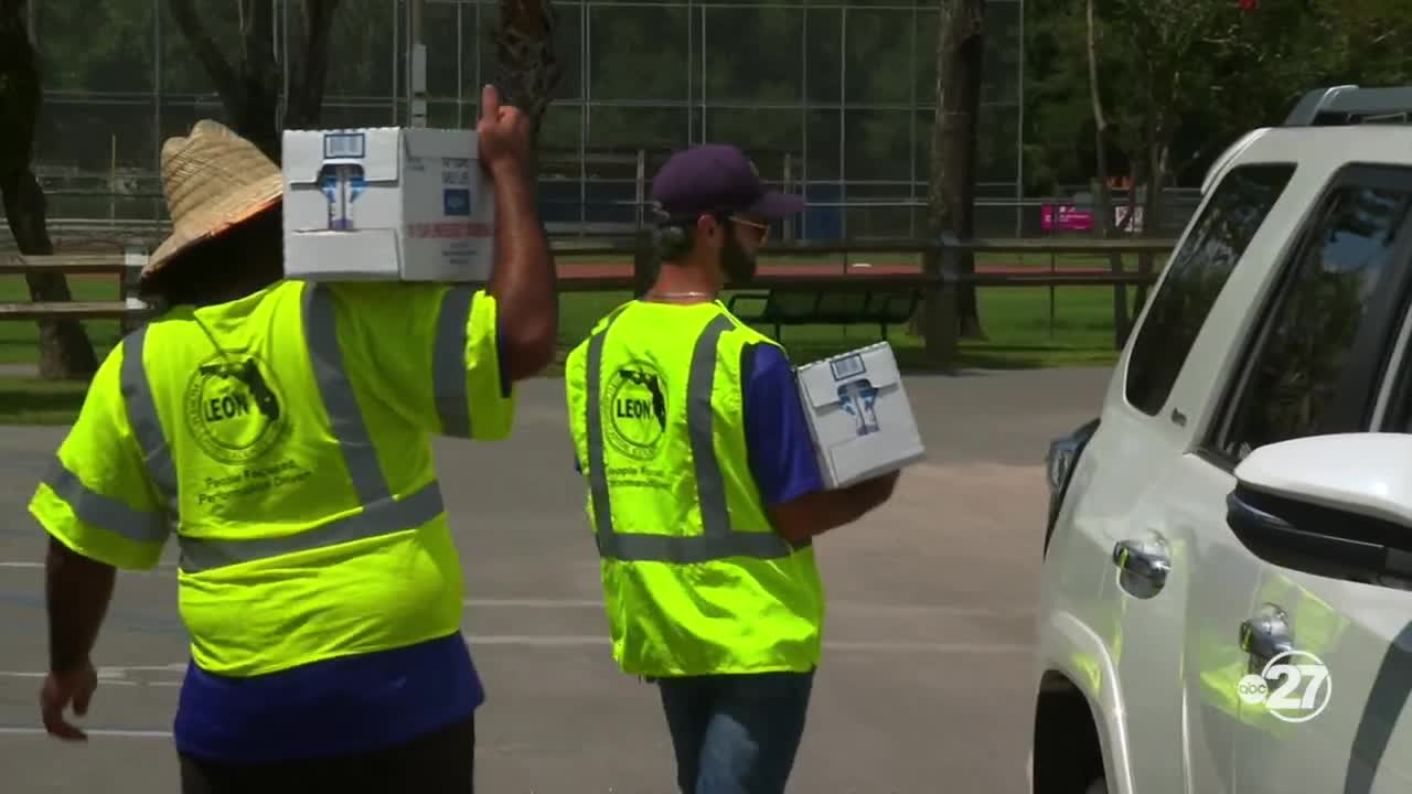 Woodville neighbors pick up emergency water as precautionary boil water advisory remains in place