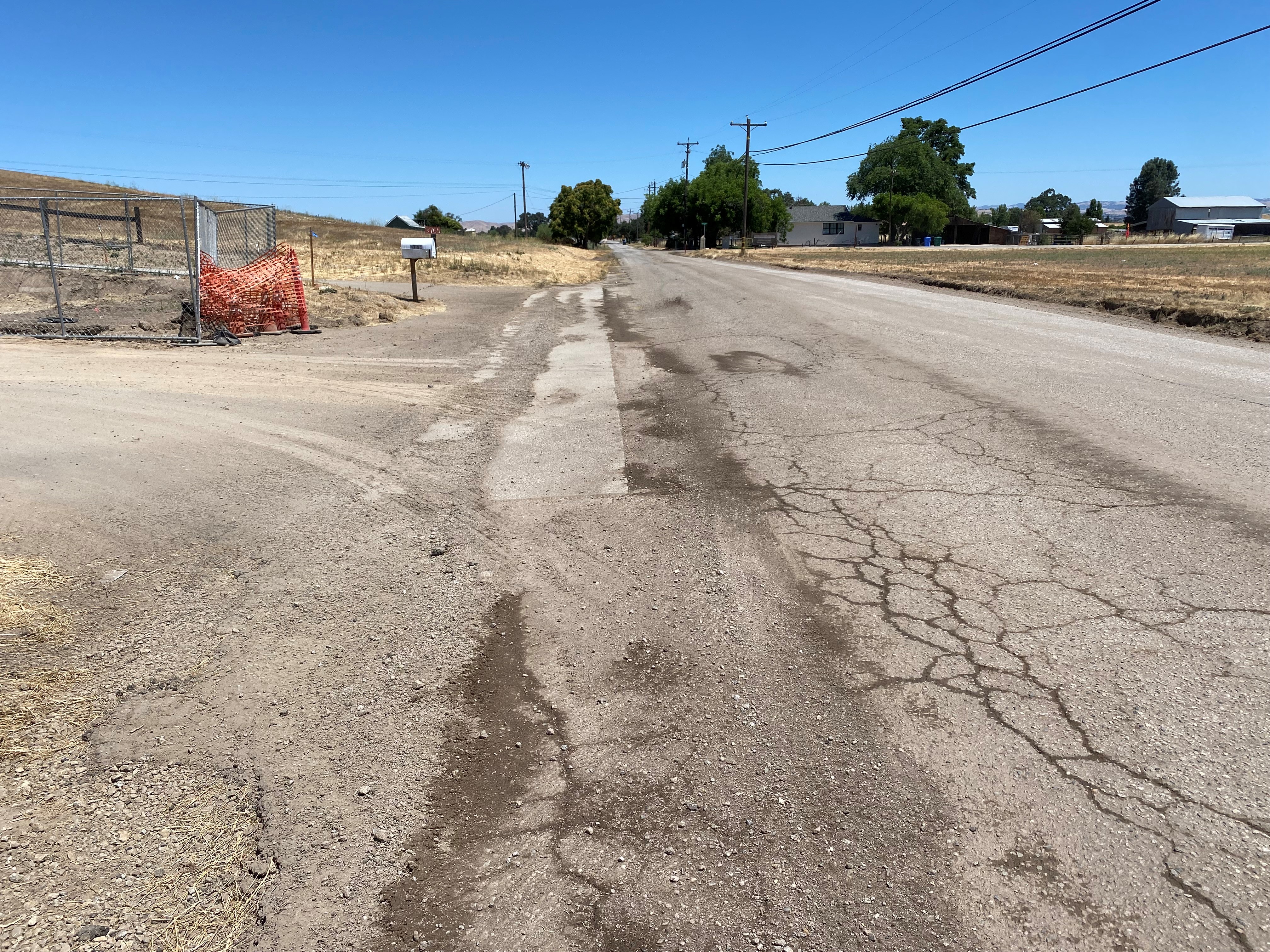 Buena Vista Drive Roadwork Before Photo