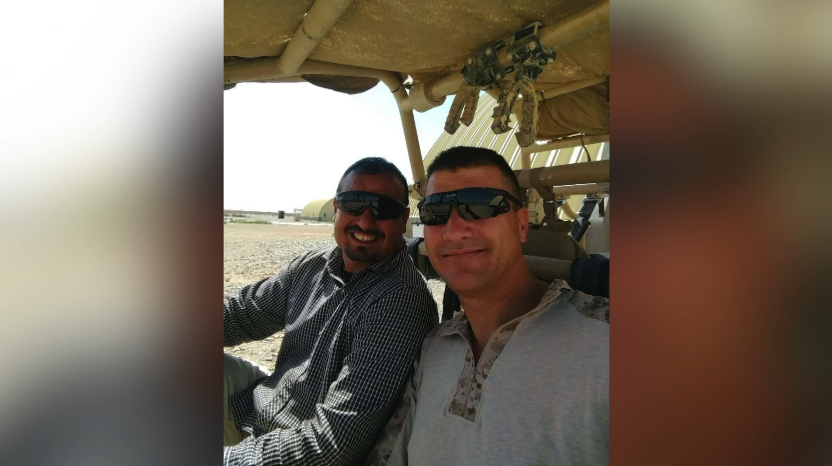 They became brothers while he served in Afghanistan. So he helped him escape to the U.S. 
