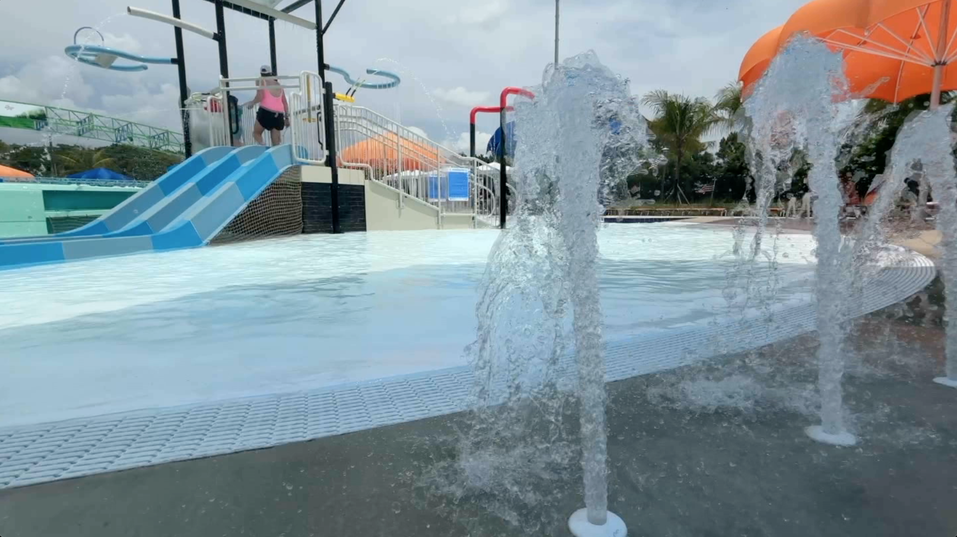Wellington's new aquatic center draws families seeking relief from South Florida summer heat