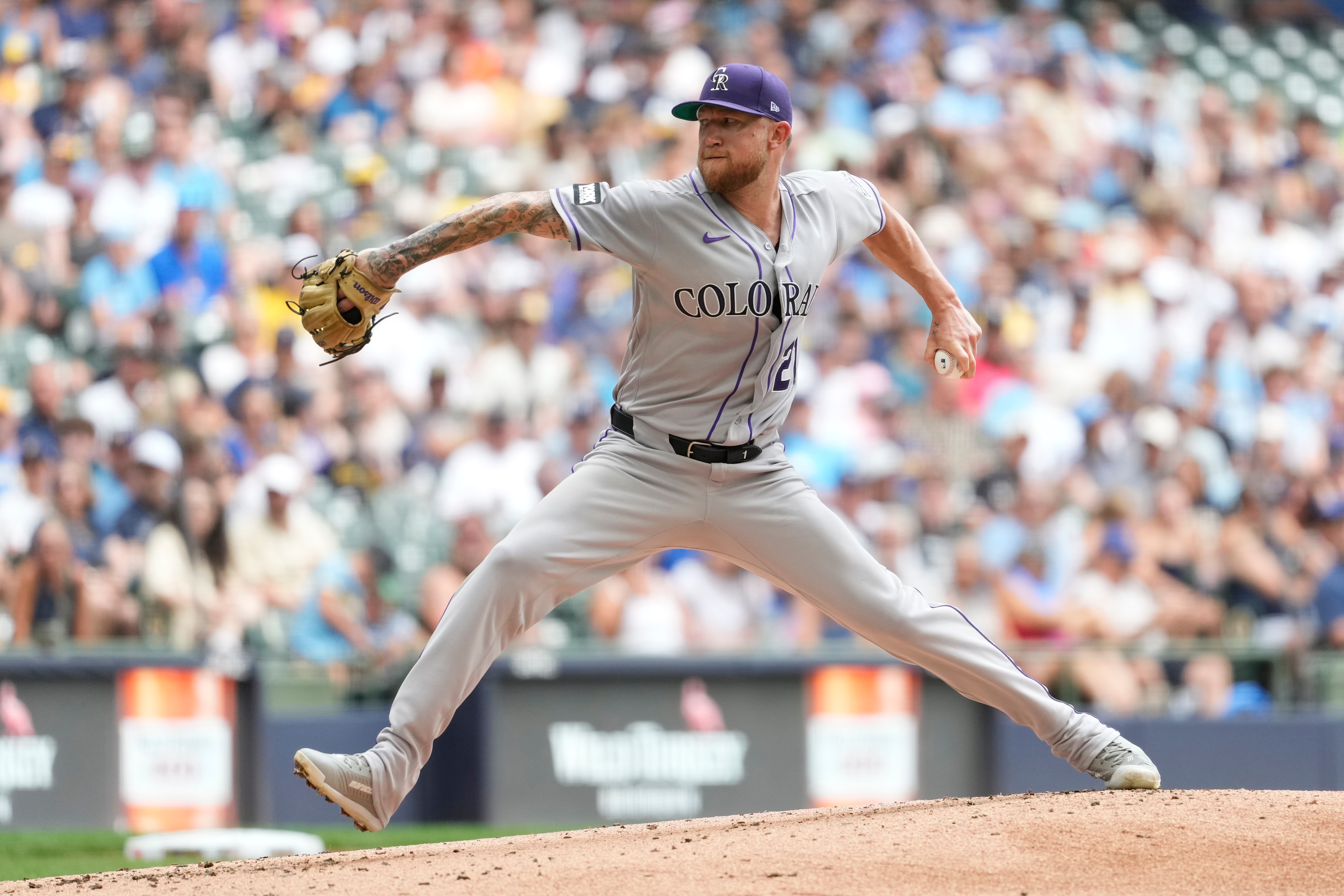 Rockies Brewers Baseball