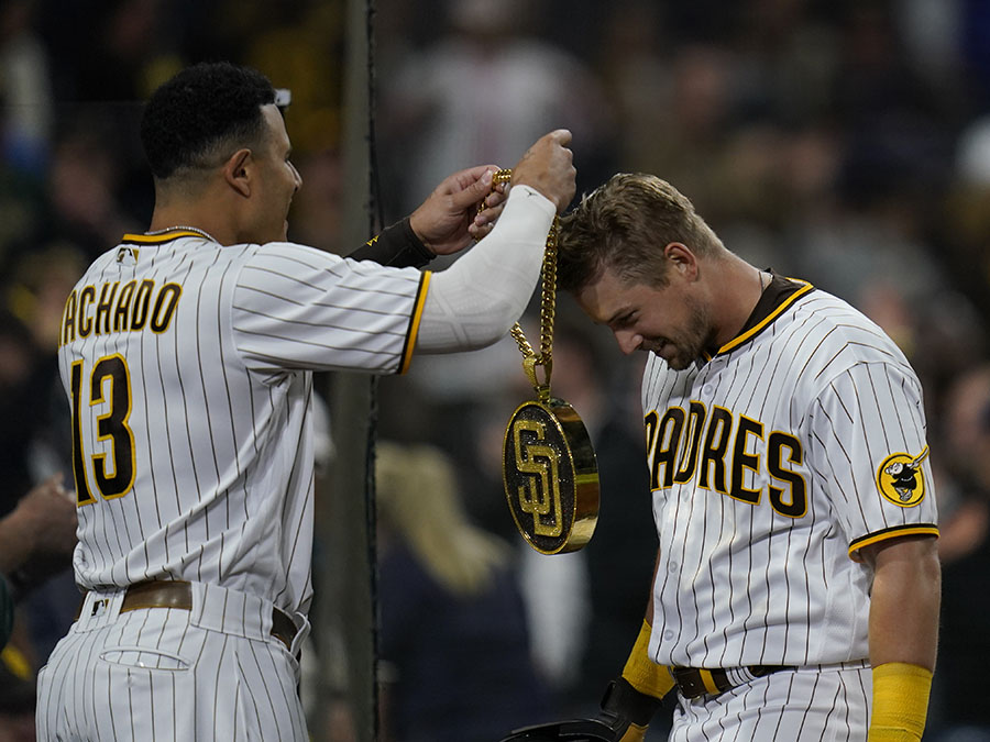 Cubs Padres Baseball manny machado brian o'grady