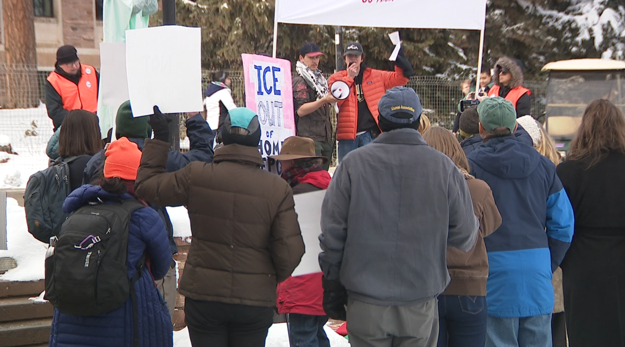 CU Boulder students protest university contract with Key Lime Air, following report connecting the company to ICE