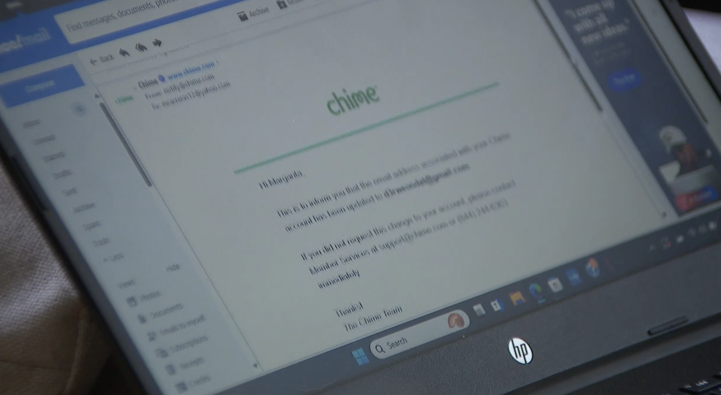 Chime refunds customer targeted by scammer