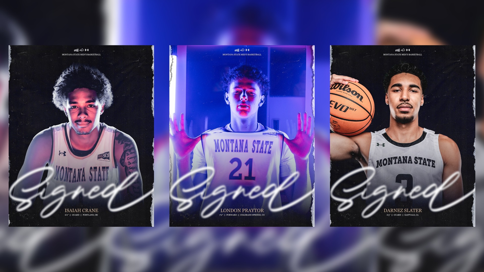 Isaiah Crane, London Praytor and Darnez Slater