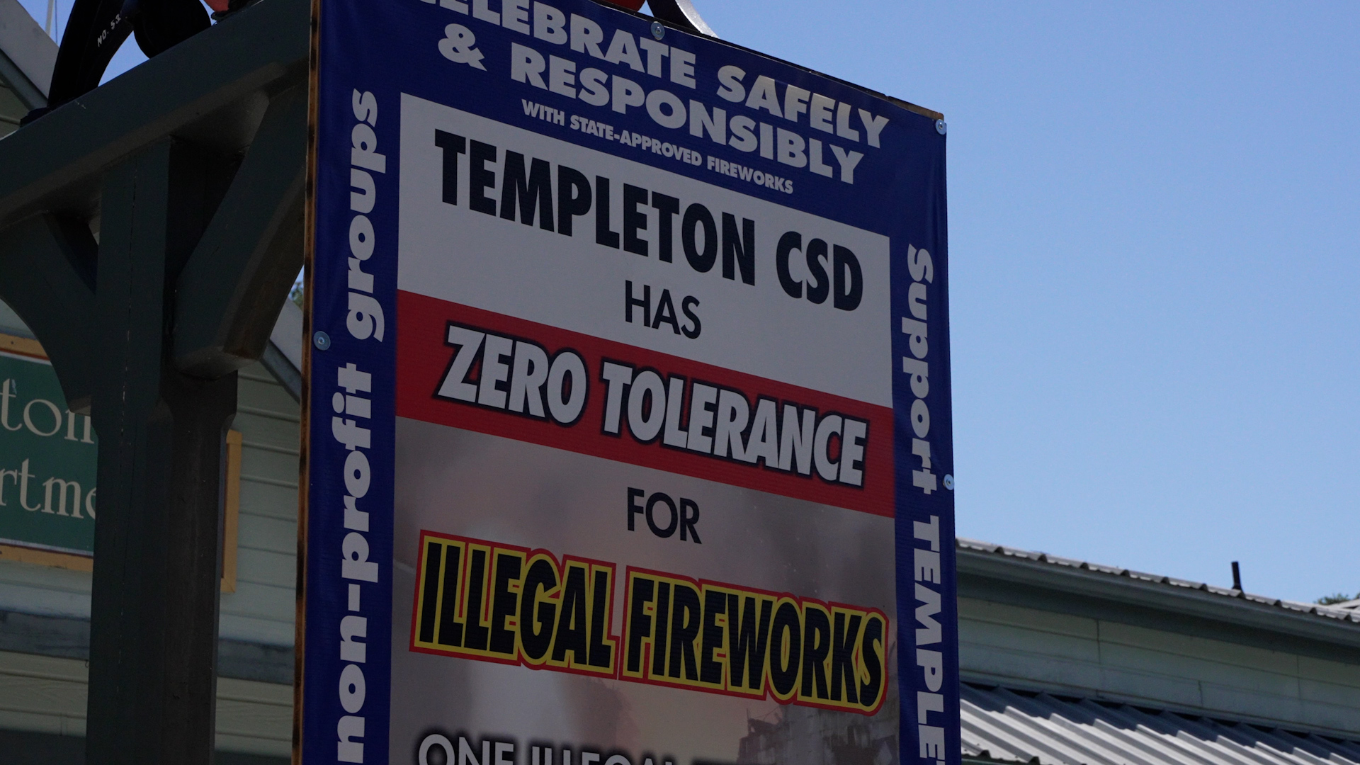 TEMPLETON FIREWORK CRACKDOWN