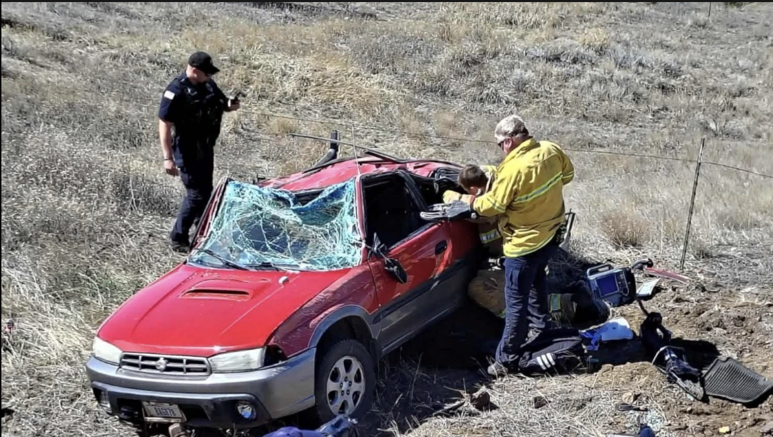 Butte teens survive crash off cliff 