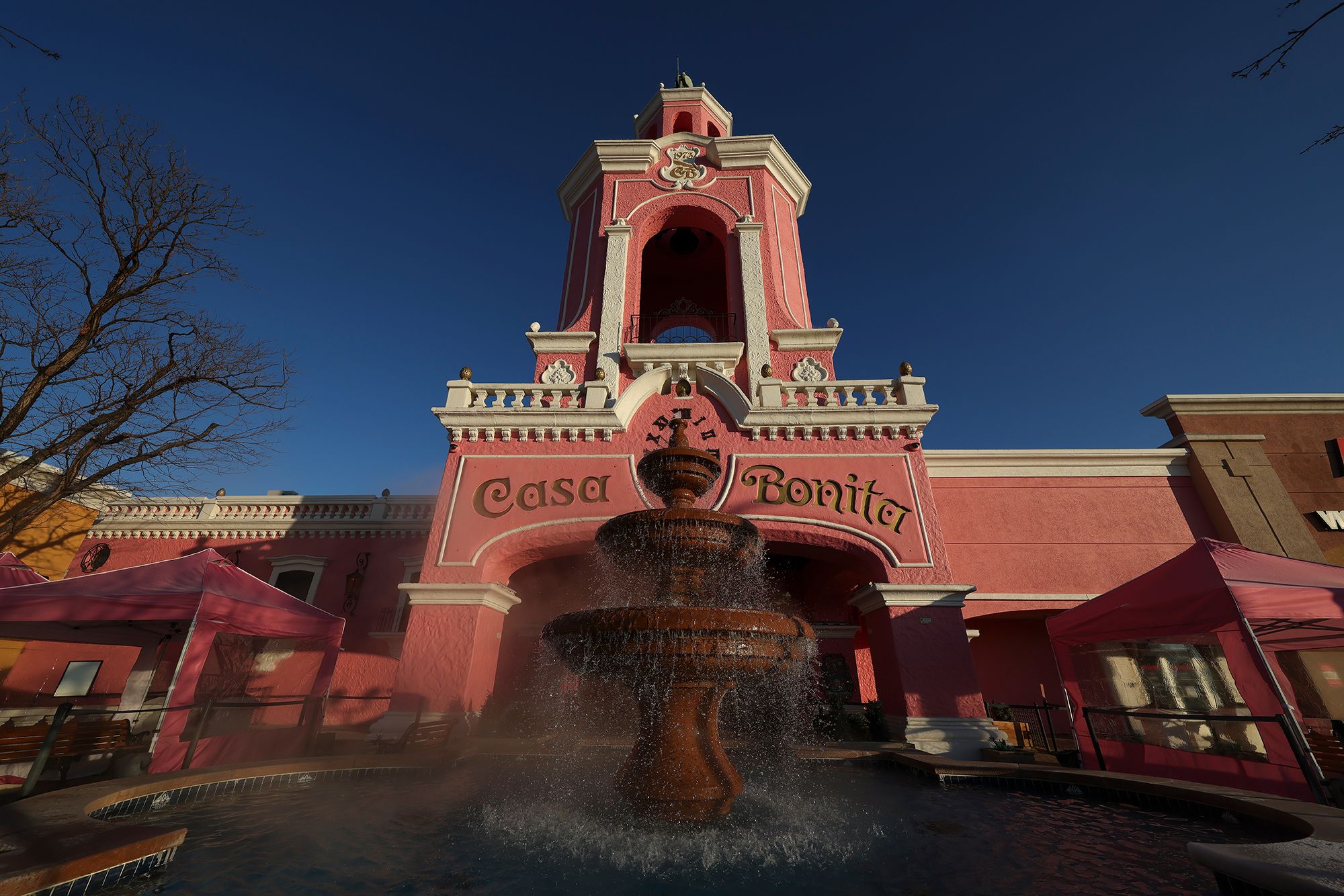 Casa Bonita in Denver, Colorado serves Mexican cuisine and live shows. Its been around for 50 years and is now owned by the creators of South Park Matt Stone and Trey Parker.