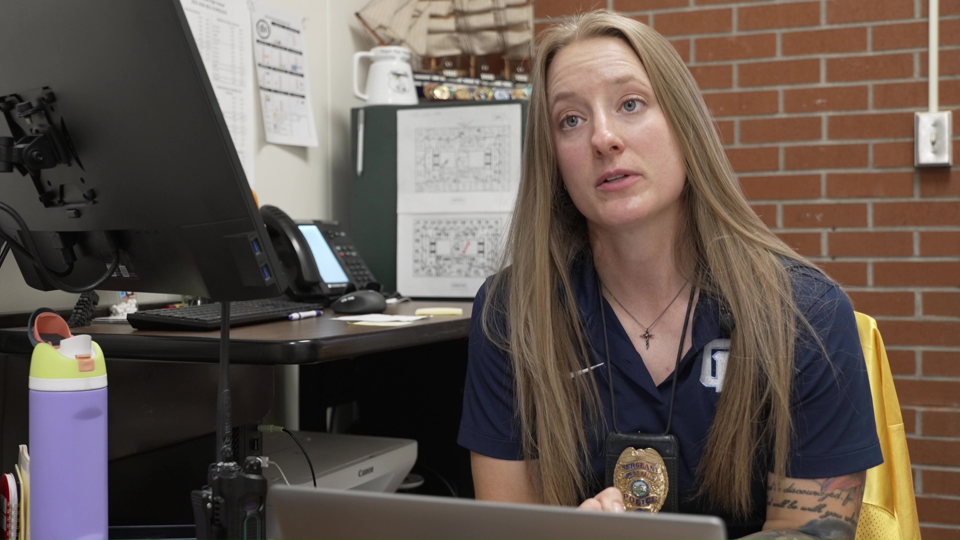 Katie Cunningham of the Great Falls Police Department