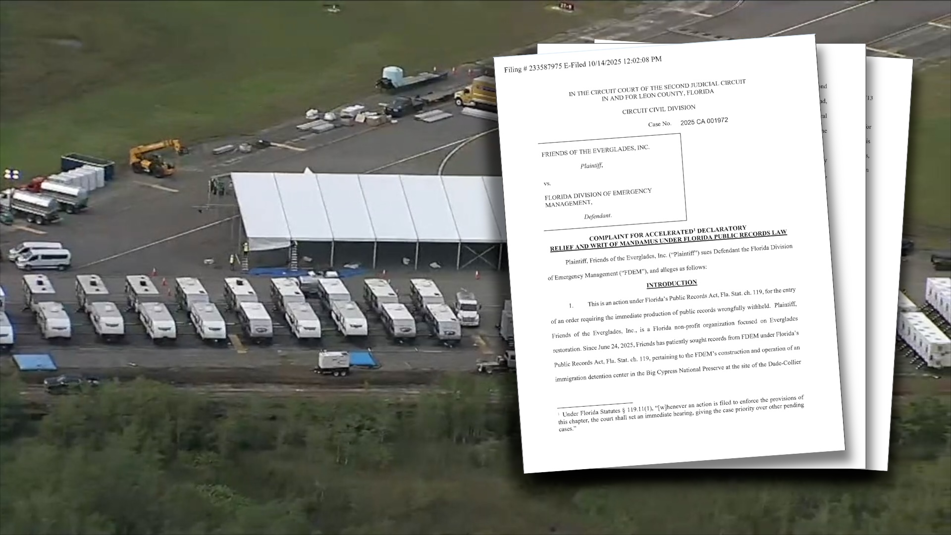 Court orders release of Alligator Alcatraz records