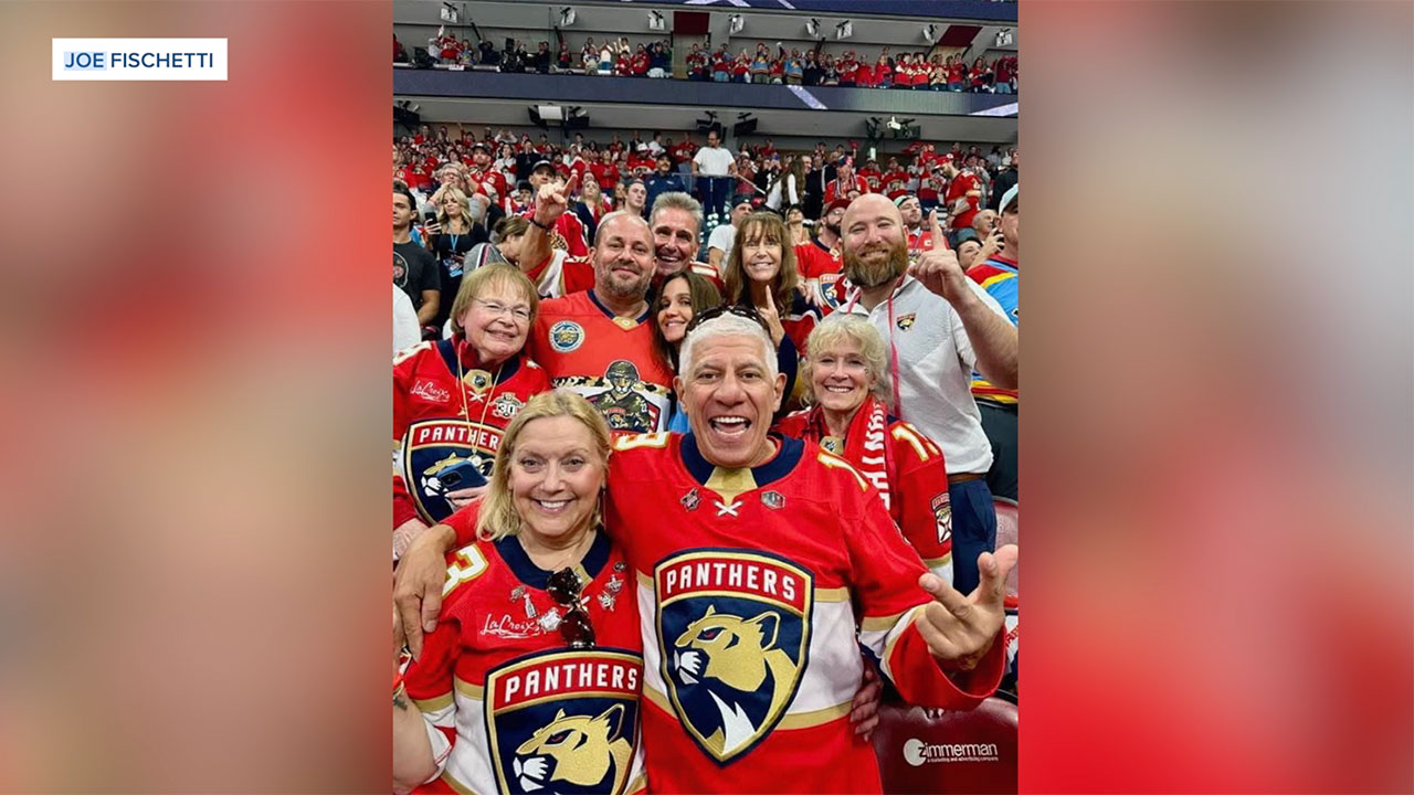 Joe Fischetti has found new friends that he considers family while rooting for the Florida Panthers.