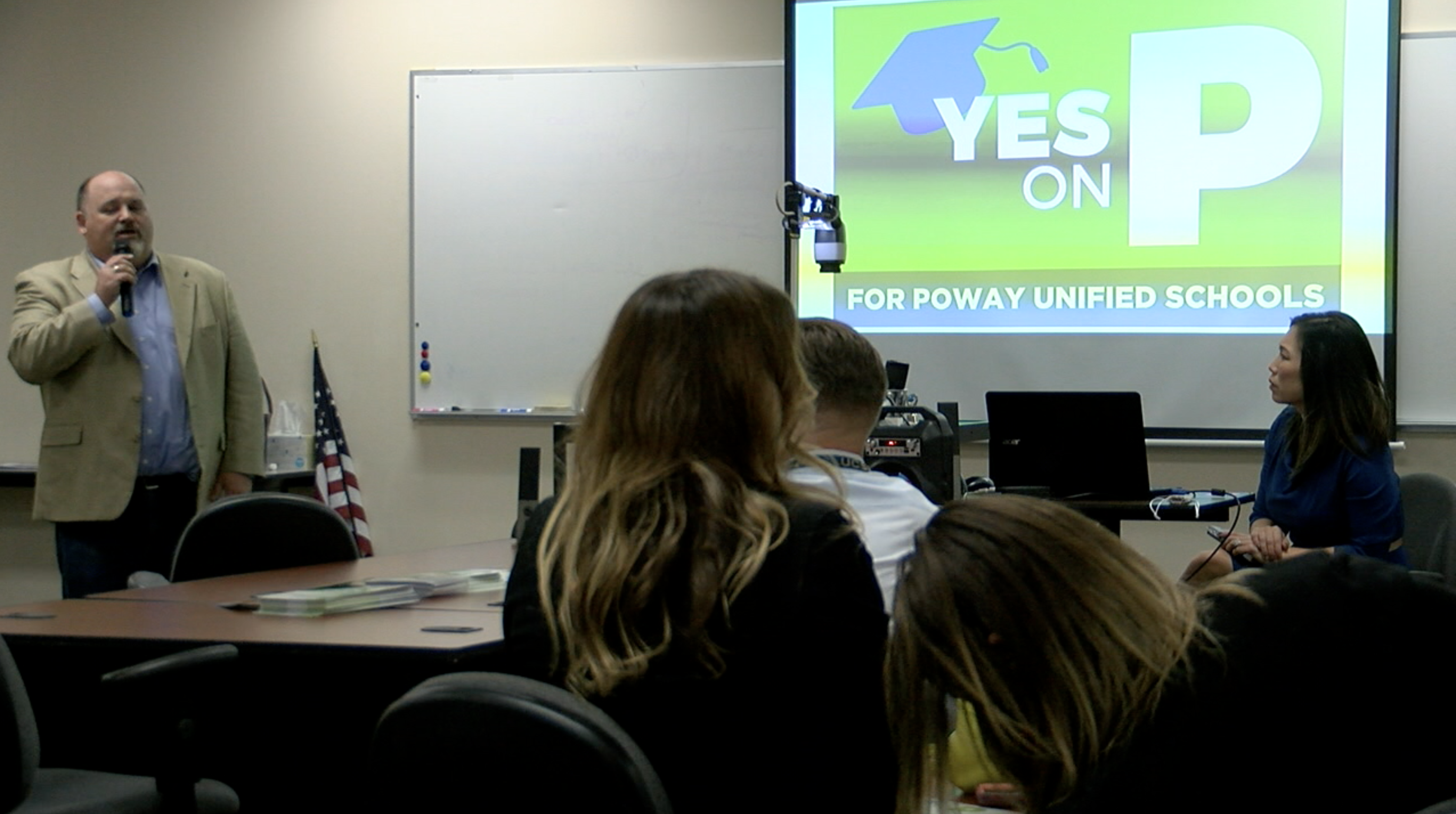 Poway Unified Measure P Rally