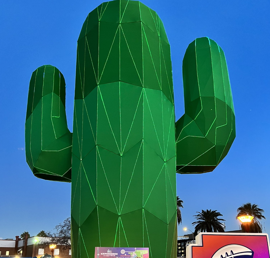 interactive cactus Super Bowl LVII 