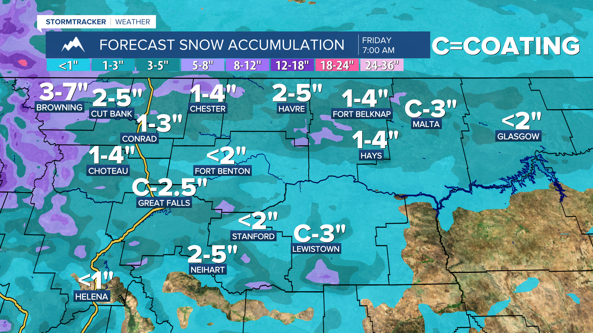 KR Snow Forecast 4-2-25