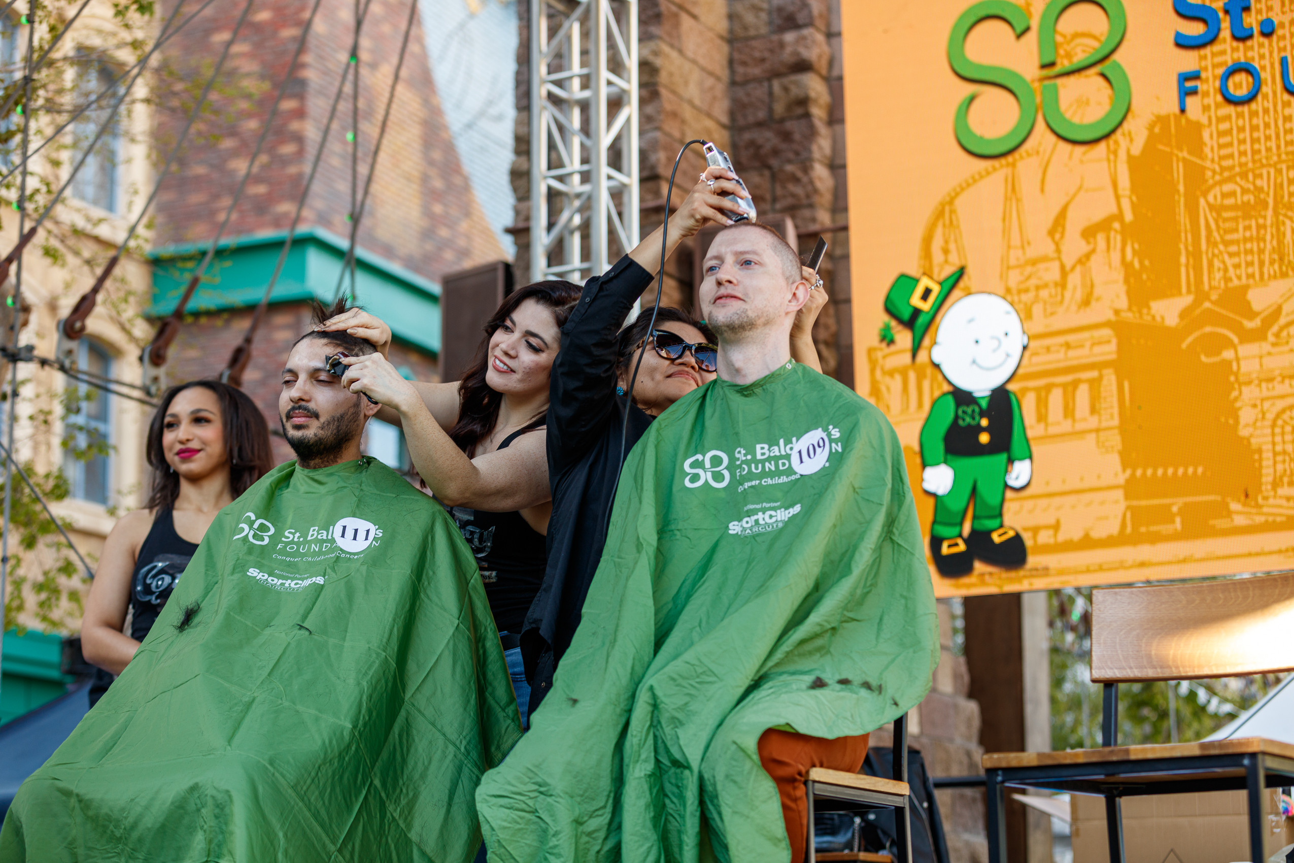 St. Baldrick's Day head-shaving event
