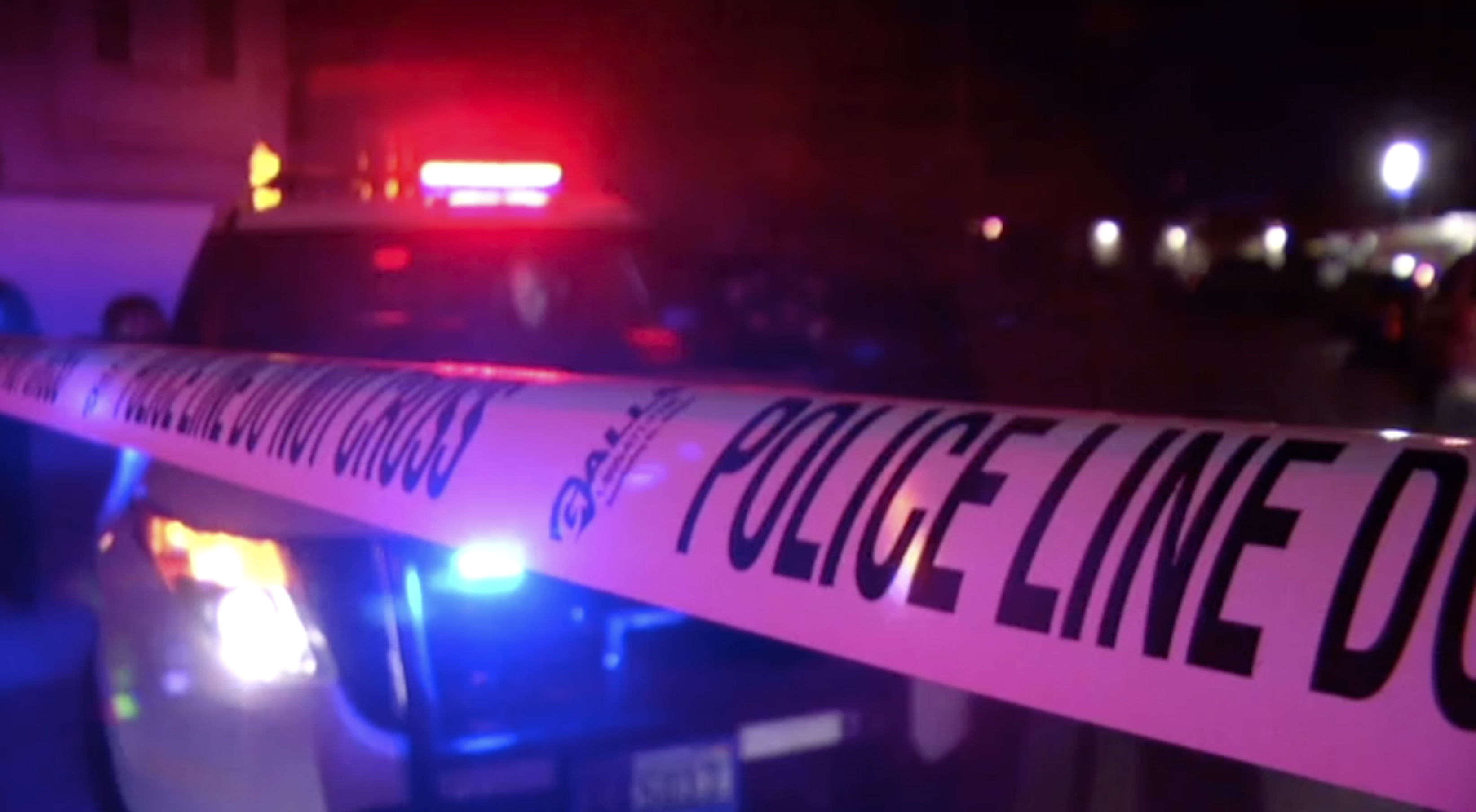 Police line police lights crime scene tape generic 