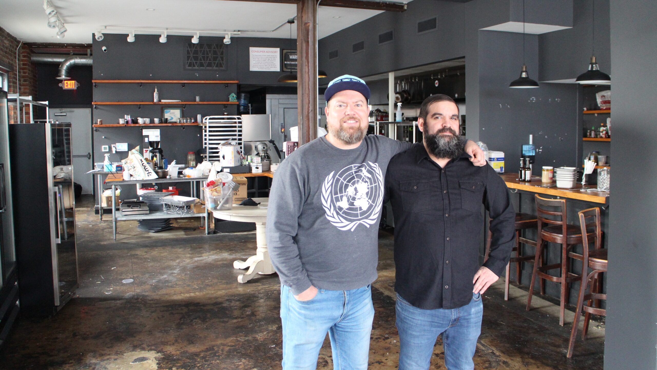Jay Bayer and Adam Stull in the future Morty’s space